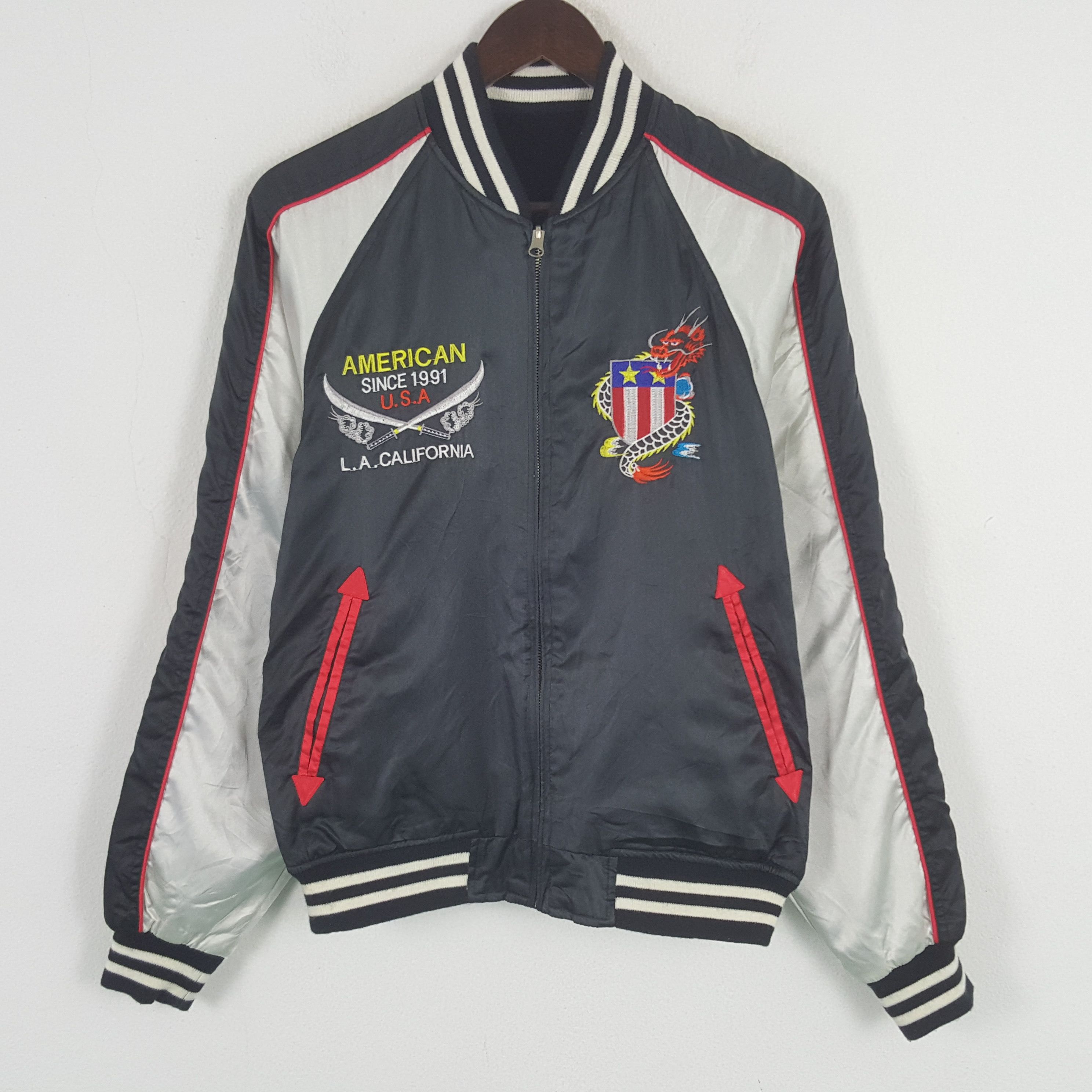 Vintage Vintage Sukajan Shoot One American Los Angeles Jacket Size US M / EU 48-50 / 2 - 3 Thumbnail