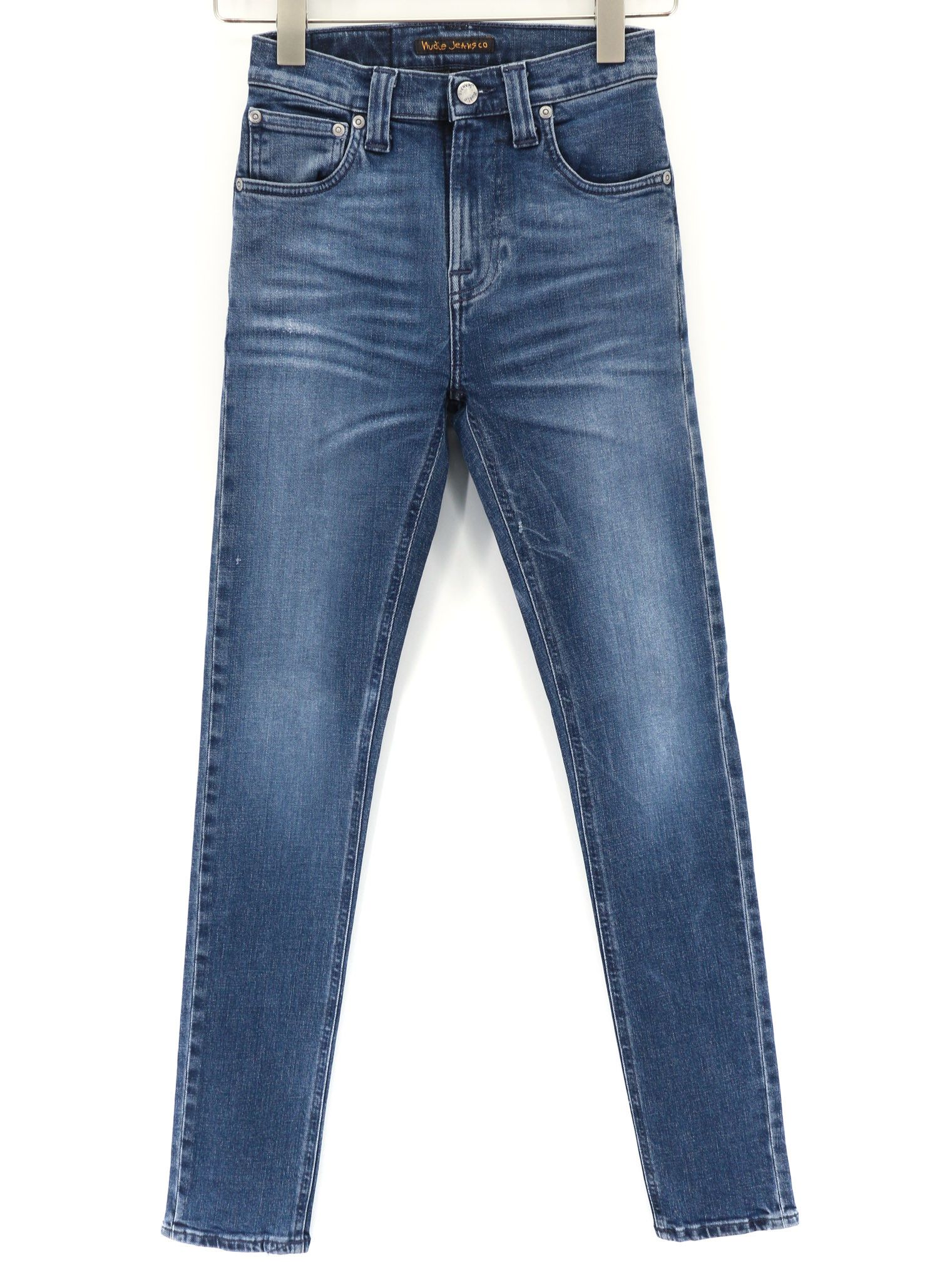 Nudie Jeans HIGH KAI W24/L30 Slim Fit Blue Cotton Stretch 80625 Size 24" / US 00 / IT 34 - 1 Thumbnail