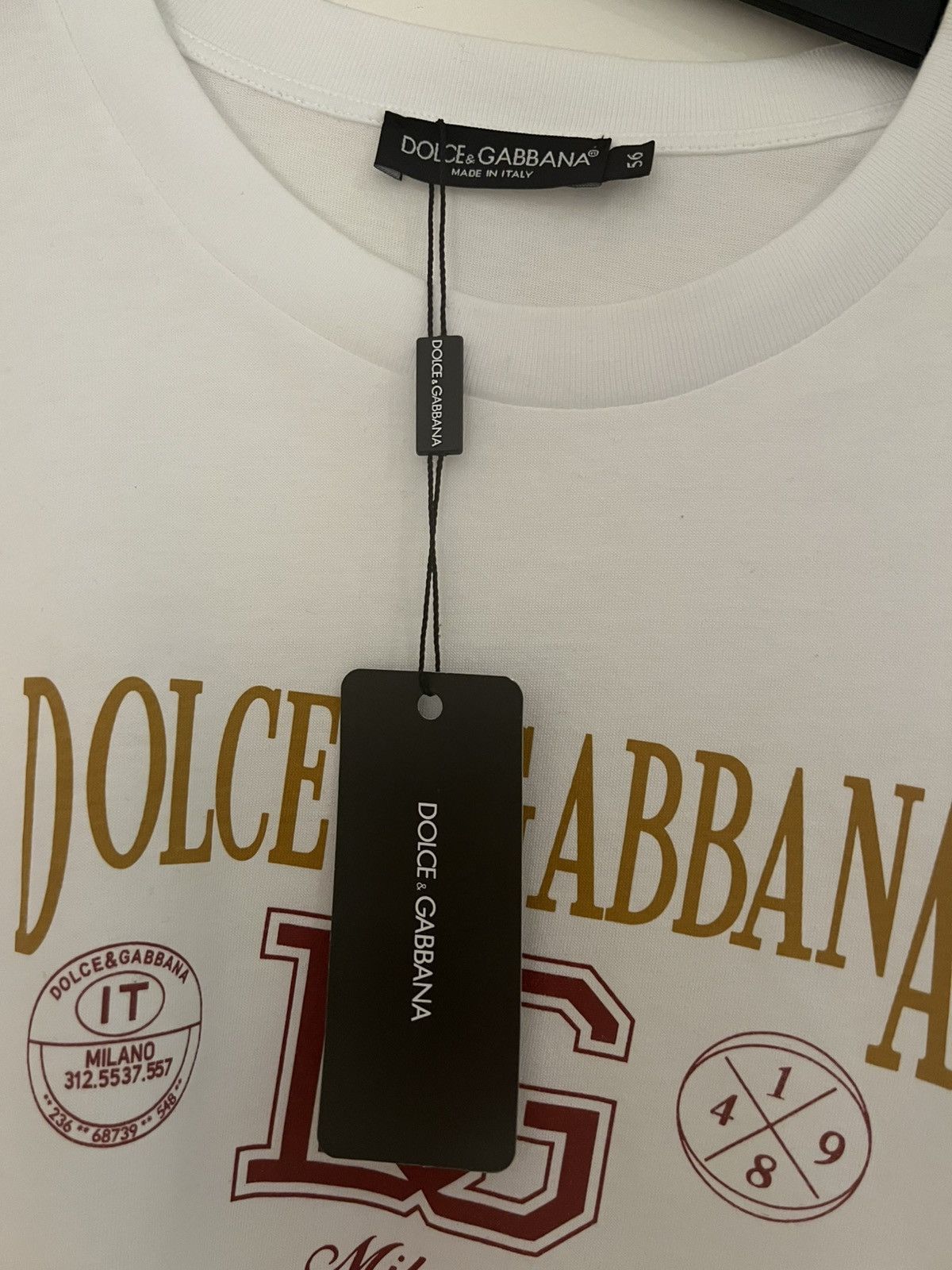 Dolce & Gabbana Dolce&cabana logo T-shirt white size 56 Size US XL / EU 56 / 4 - 3 Thumbnail