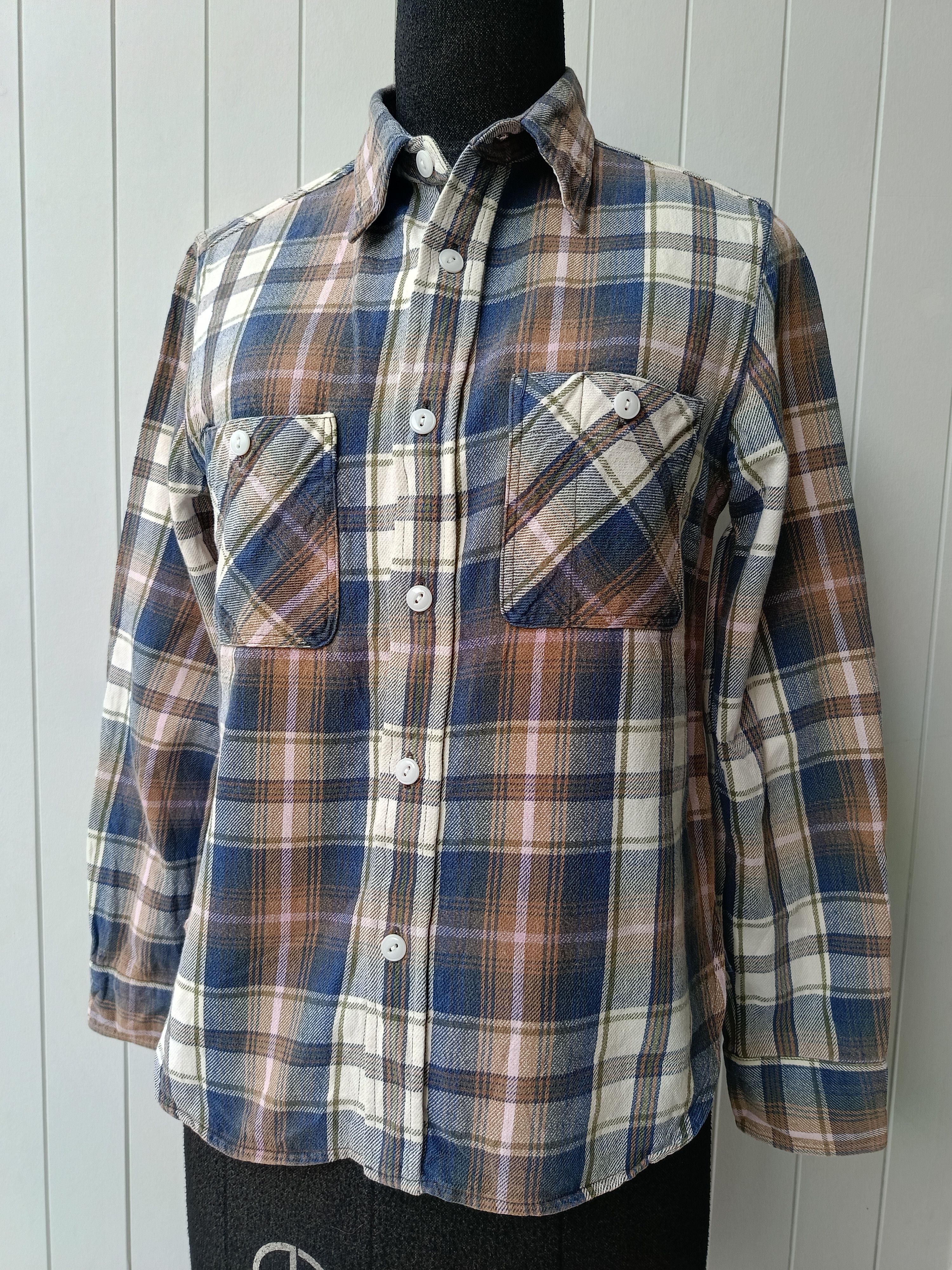Beams Plus × Japanese Brand BEAMS BOY the working girl Japan plaid ladies small shirt Size S / US 4 / IT 40 - 1 Thumbnail