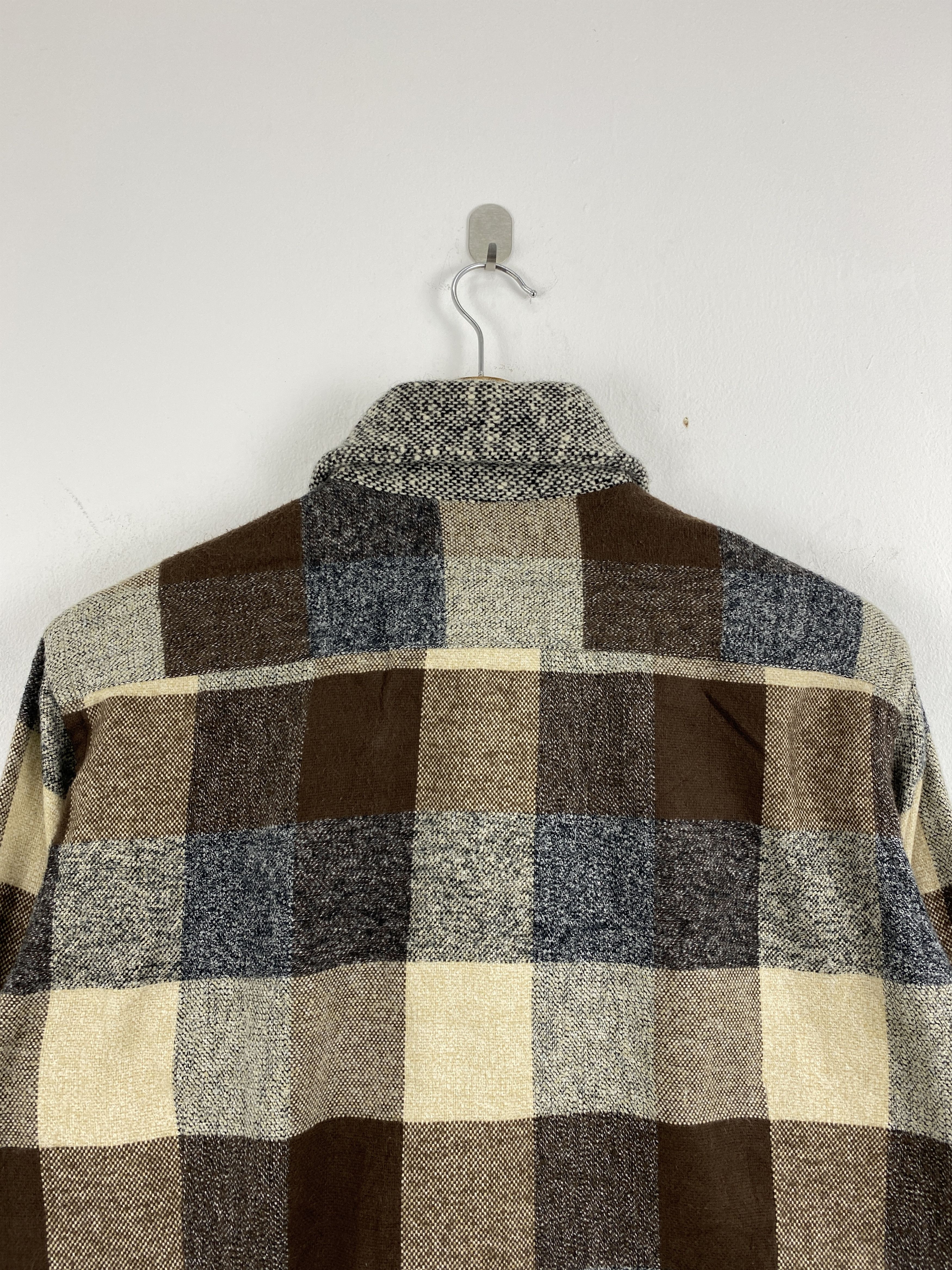 Japanese Brand Vintage C'era Una Volta Button Ups Plaid Fleece Shirt JA0134 Size US L / EU 52-54 / 3 - 4 Thumbnail
