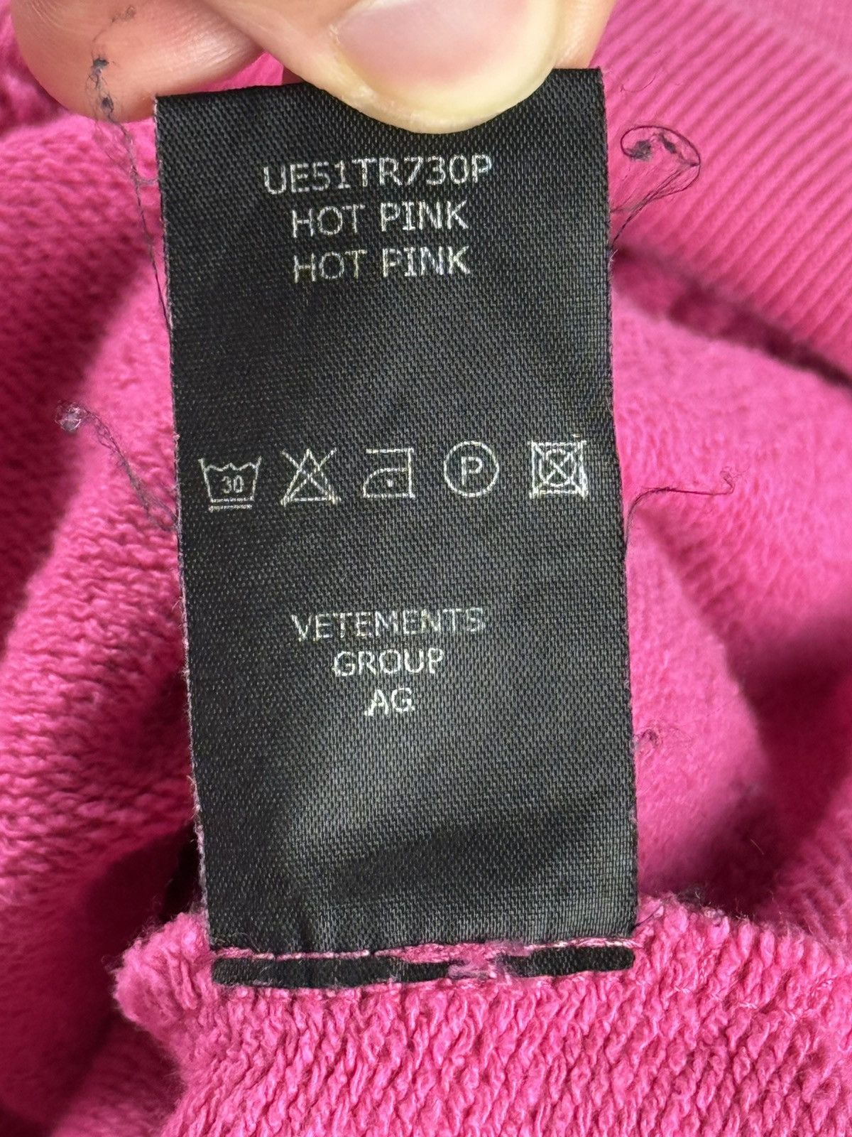 Vetements Vetements Limited Edition Pink Hoodie L Size US L / EU 52-54 / 3 - 11 Thumbnail