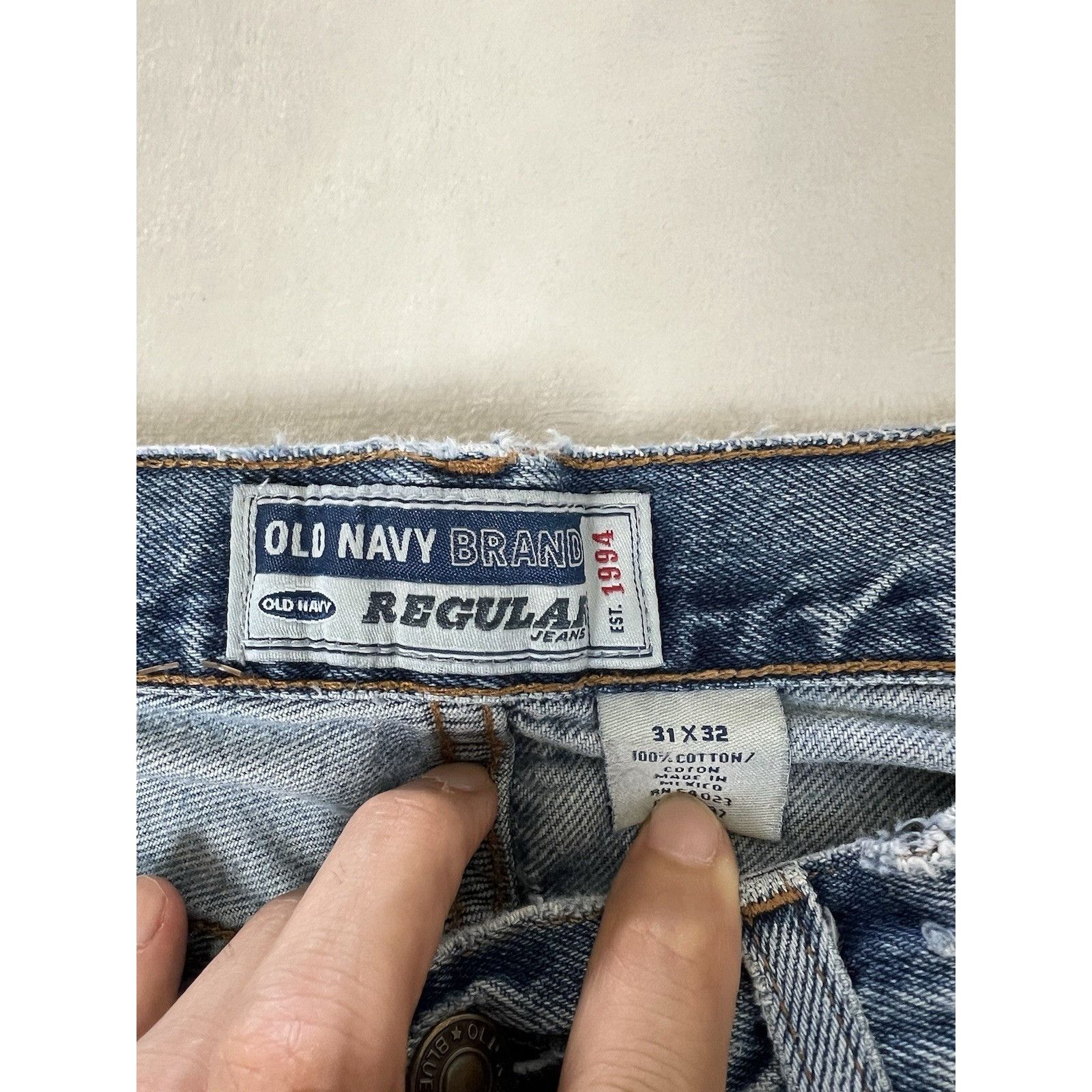 Old Navy Vintage Old Navy Blue Jeans Regular Size 30x30 Y2K Skater Gr Size US 30 / EU 46 - 6 Thumbnail