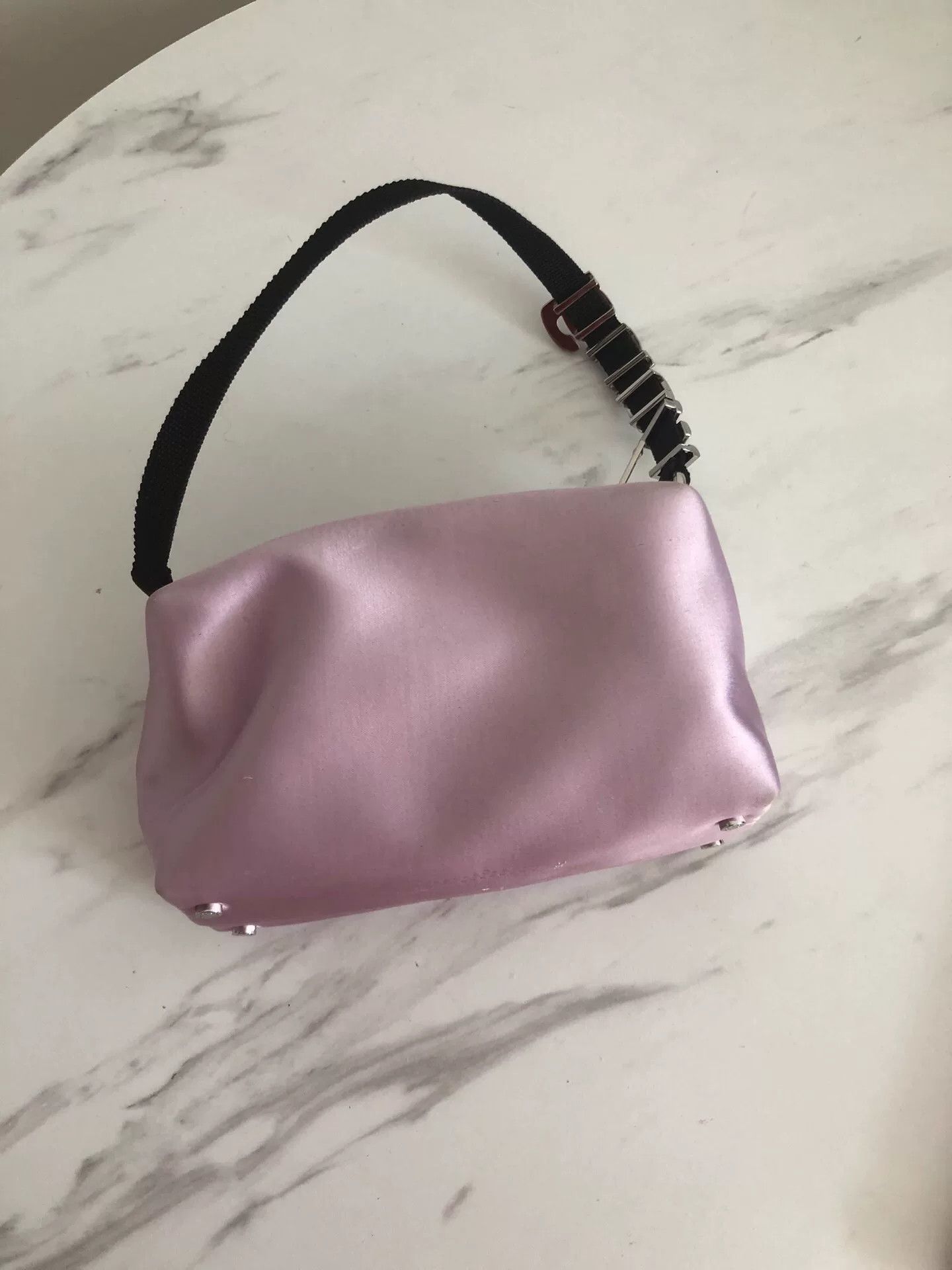 Alexander Wang Alexander Wang Pink Satin Handbag with Crystals Size ONE SIZE - 1 Thumbnail