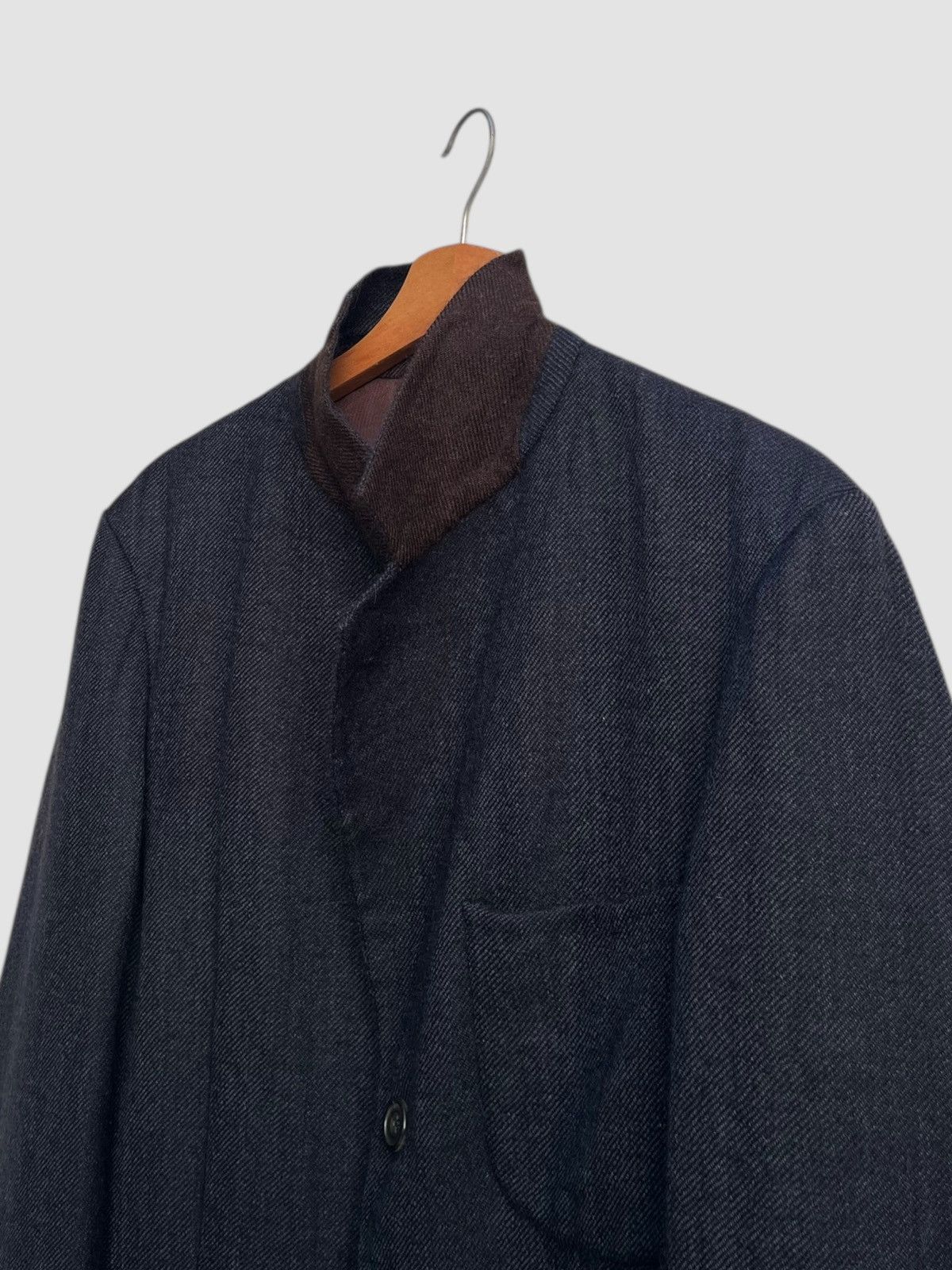 Ermenegildo Zegna Ermenegildo Zegna Soft Navy Tailored Jacket Size US L / EU 52-54 / 3 - 7 Thumbnail