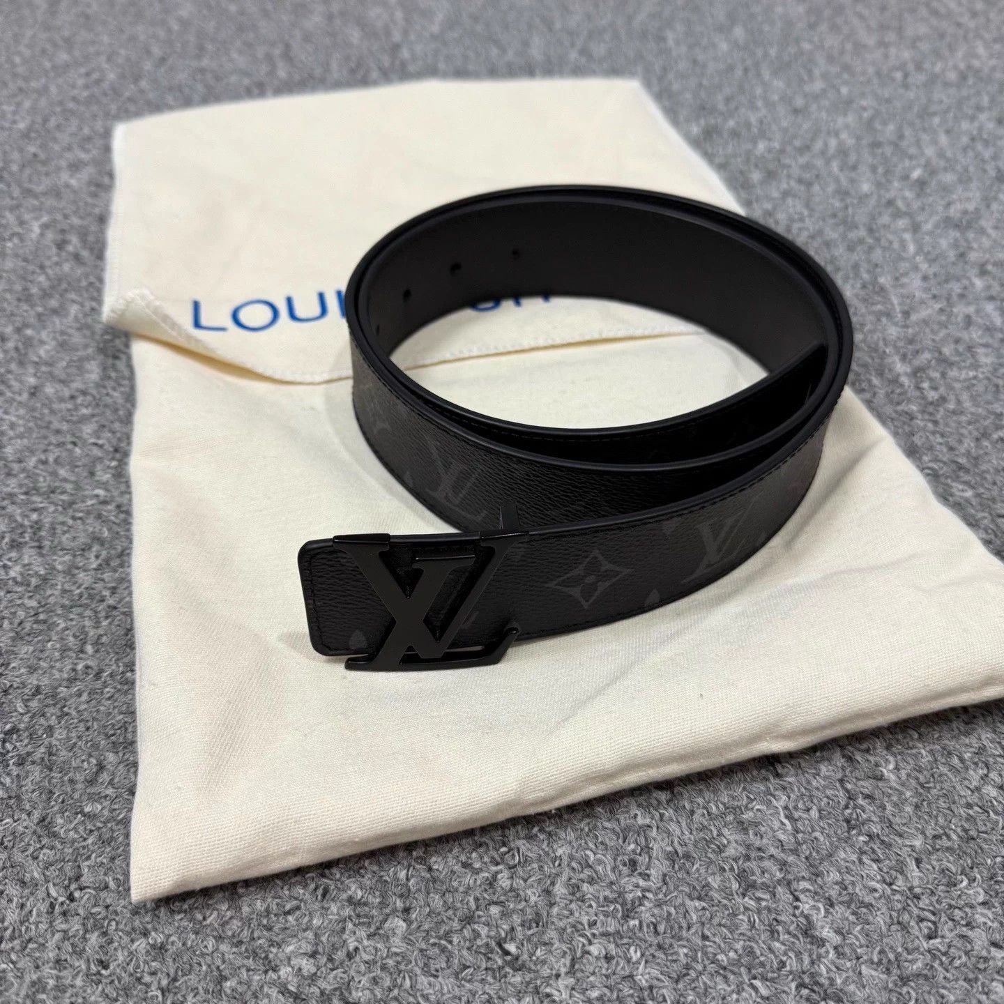 Louis Vuitton LV Black Samurai Belt 90 95 New Size 36 - 1 Thumbnail