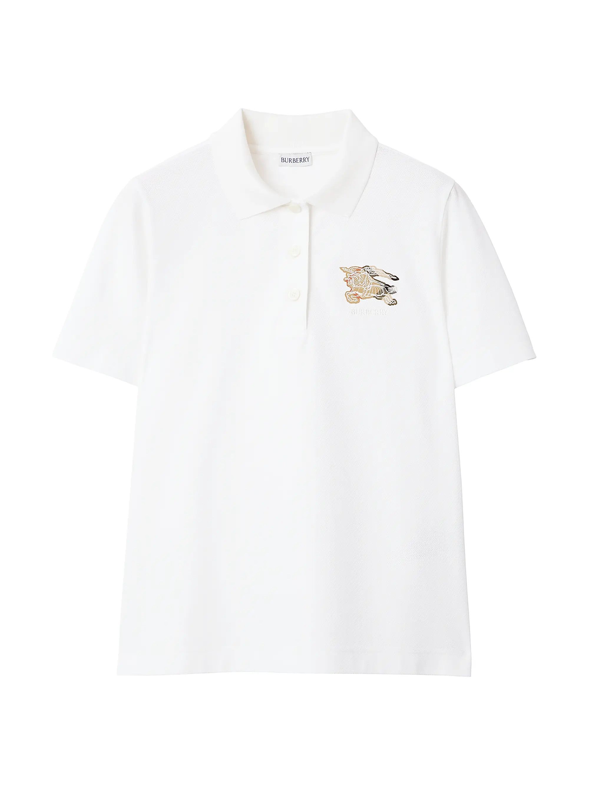 Burberry os11x0526 Priscilla EKD Polo Shirt in White Size M / US 6-8 / IT 42-44 - 1 Thumbnail