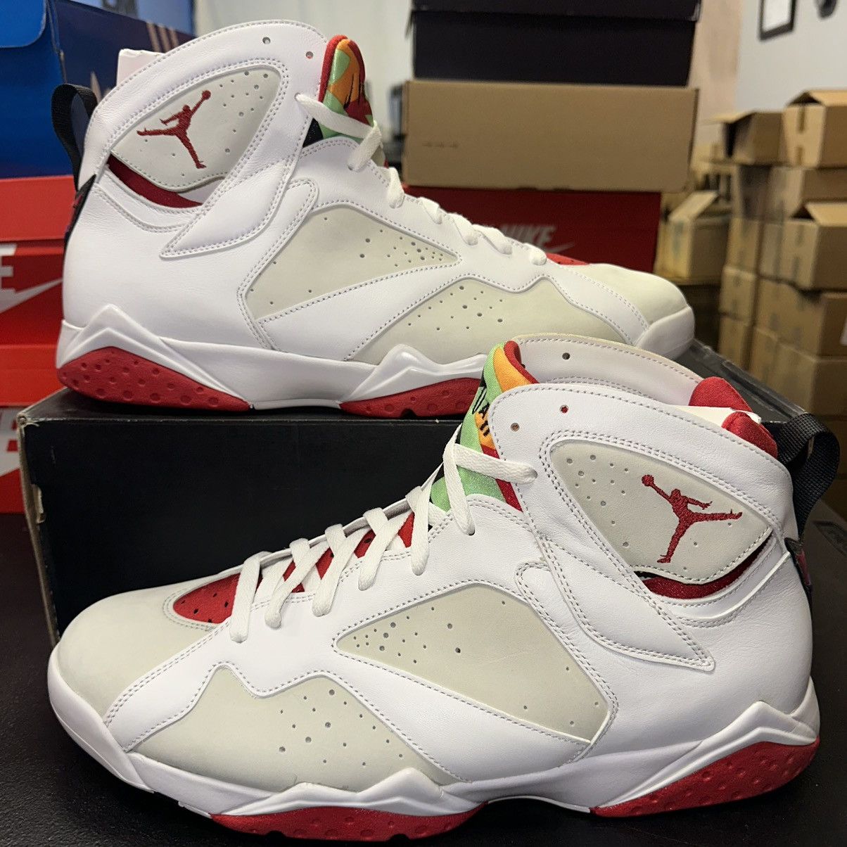 Size 15 - Air Jordan 7 Retro 2015 Hare - 304775-125