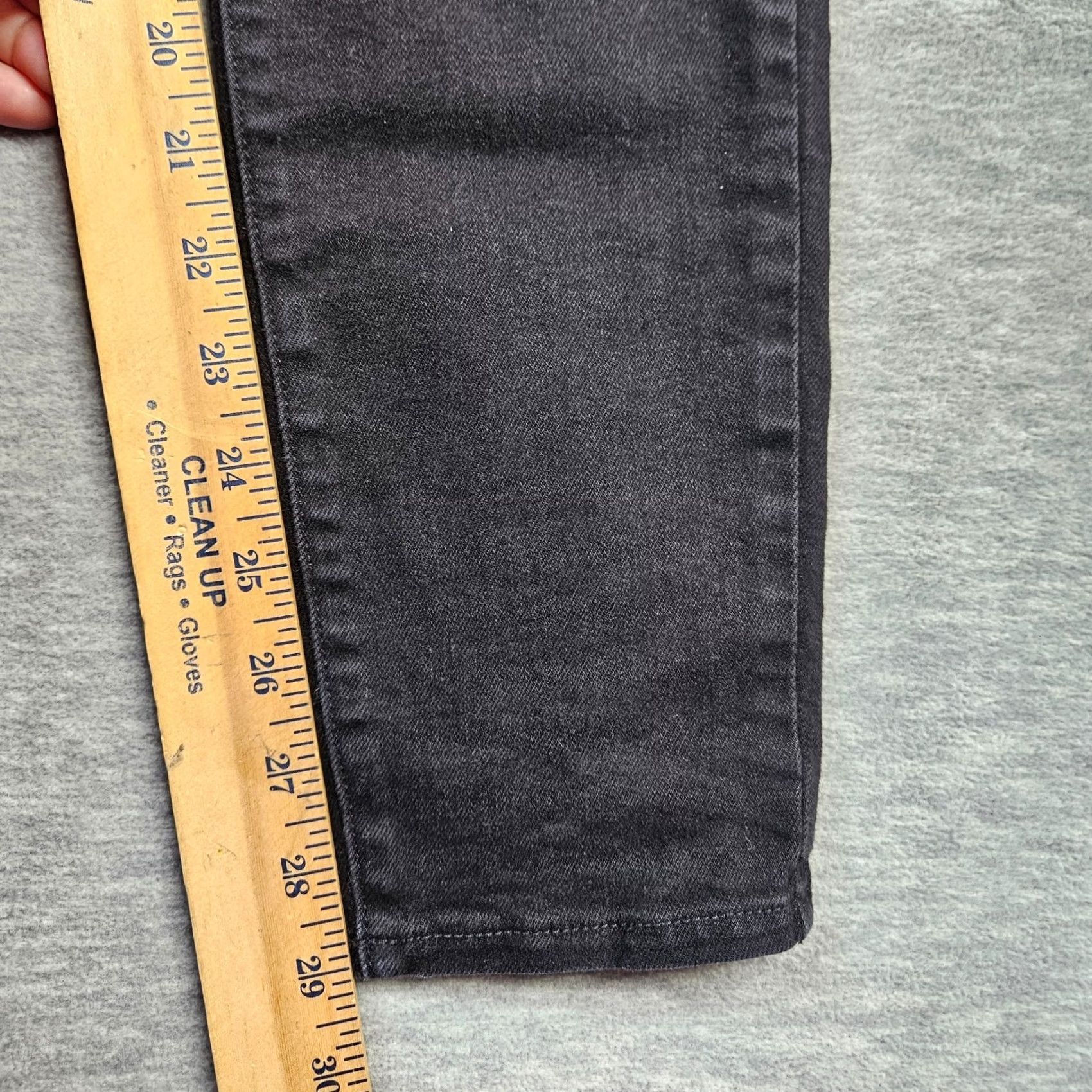 L'AGENCE L'AGENCE Jeans Dark Wash Skinny Five Pockets Casual Size 27 Womens Black 5-Pocket Denim Slim Fit Belted Regular Rise Mid Vintage No Size 27" / US 4 / IT 40 - 5 Thumbnail