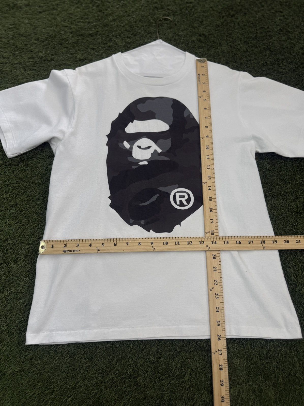 Bape Bape Ape Camo Black Head Tee Size M 🧼 Size US M / EU 48-50 / 2 - 9 Thumbnail