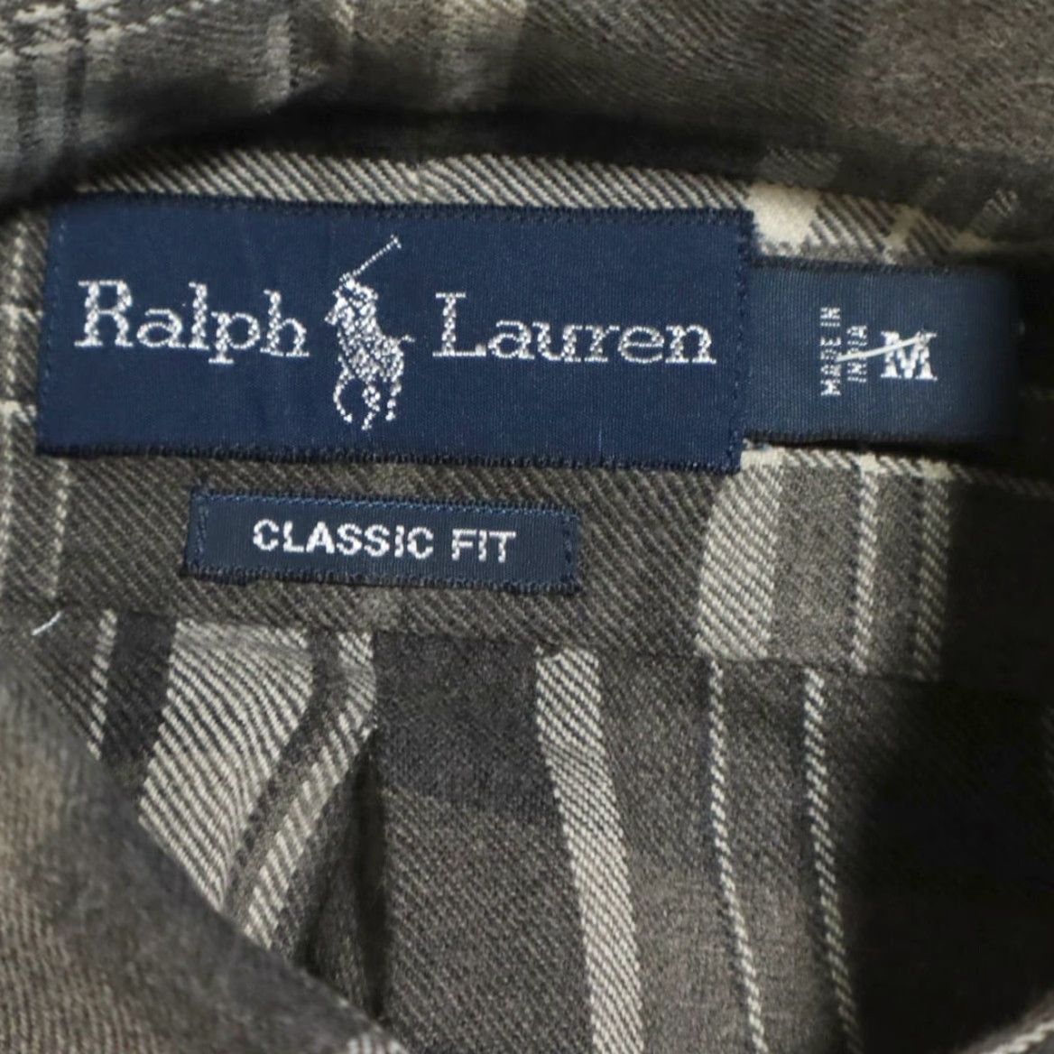 Ralph Lauren Ralph Lauren Shirt Gray Mens M Button Down Plaid Flannel Classic Fit Long Sleeve Cotton Size US M / EU 48-50 / 2 - 5 Thumbnail