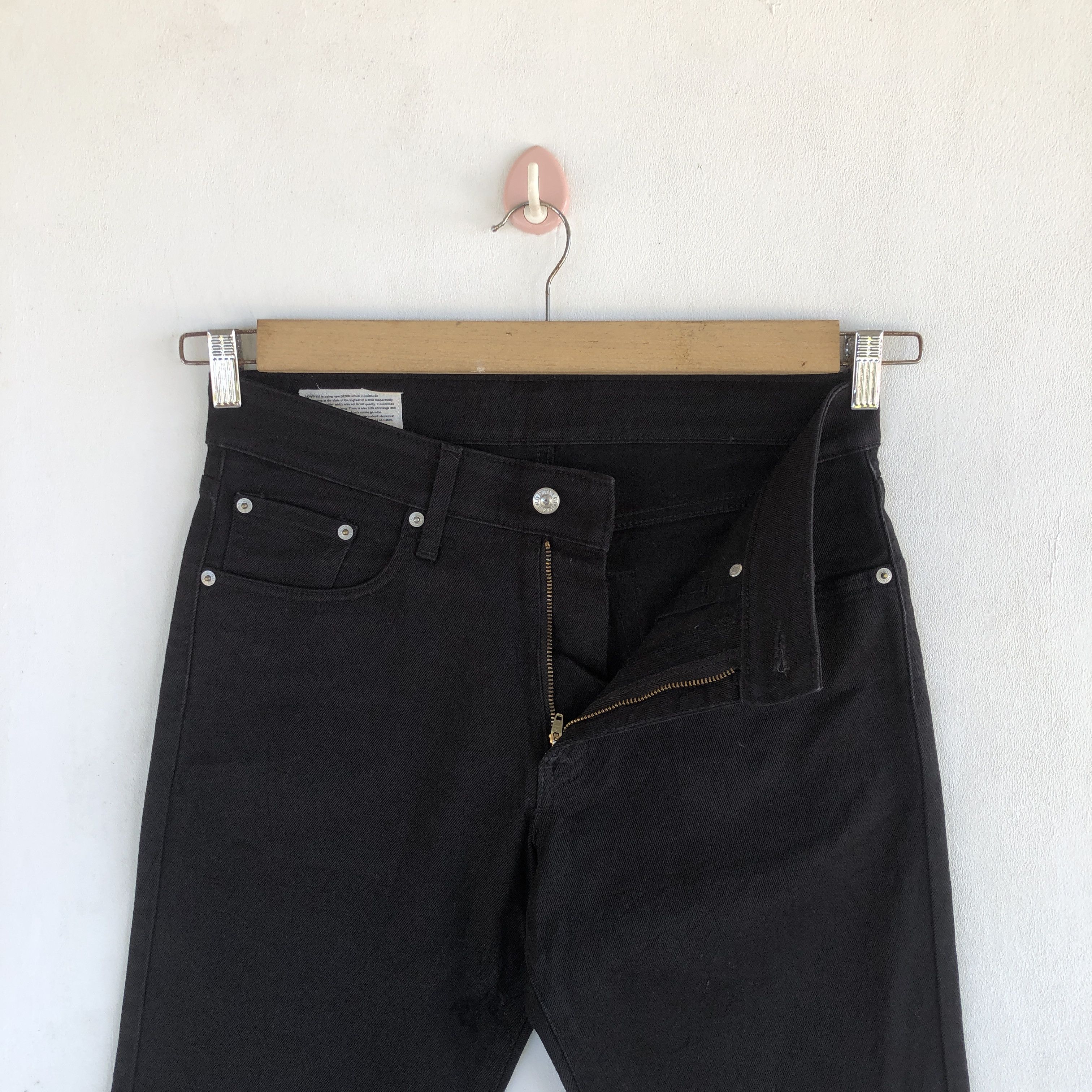 Japanese Brand Vintage Faded Black Japanese Jeans Faded Black Denim Pants Size US 30 / EU 46 - 5 Thumbnail