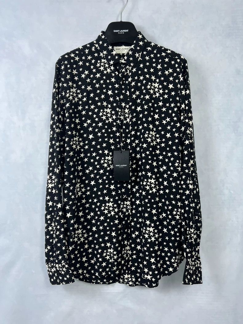 Yves Saint Laurent Saint Laurent size 38 16 FW baby's breath shirt 2503-Nextar Size US M / EU 48-50 / 2 - 1 Thumbnail