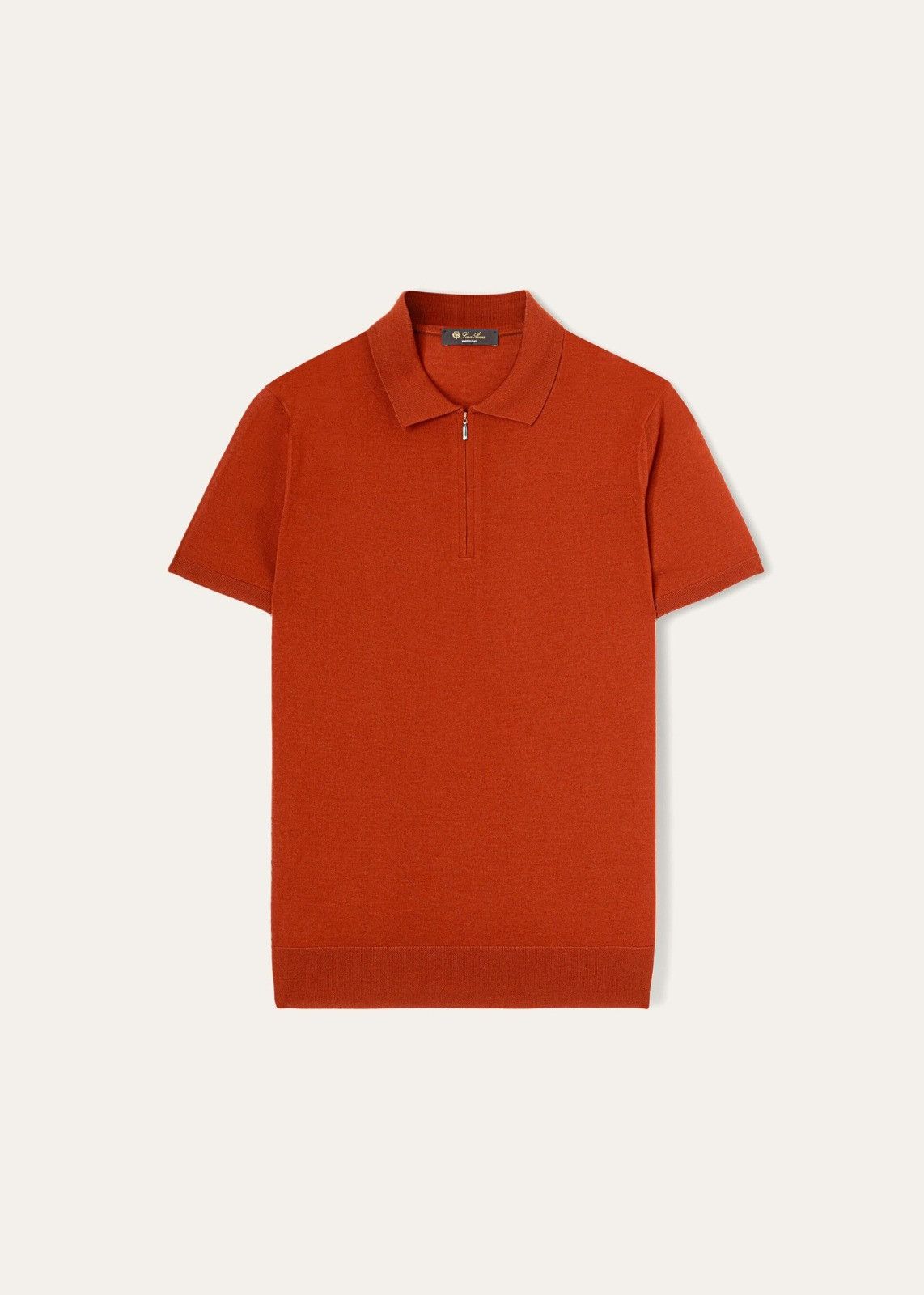 Loro Piana o1srvl11e1224 Short-Sleeved Polo Shirt in Orange Size US L / EU 52-54 / 3 - 1 Thumbnail