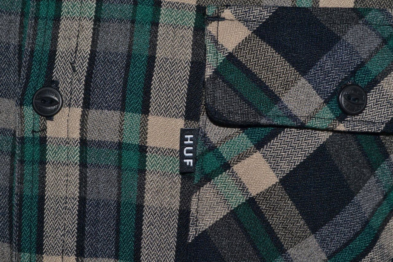 Huf HUF Flannel shirt Long Sleeve Multicolour Size US M / EU 48-50 / 2 - 4 Thumbnail