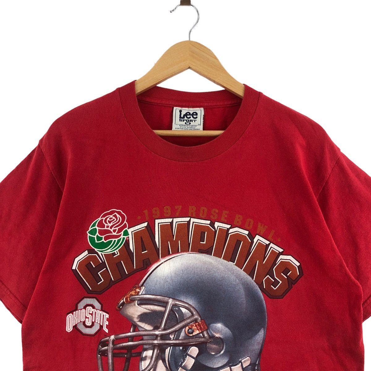 NFL × Vintage Vintage 90s OHIO STATES Buckeyes T-Shirt Football NCAA Nfl Size US M / EU 48-50 / 2 - 2 Thumbnail