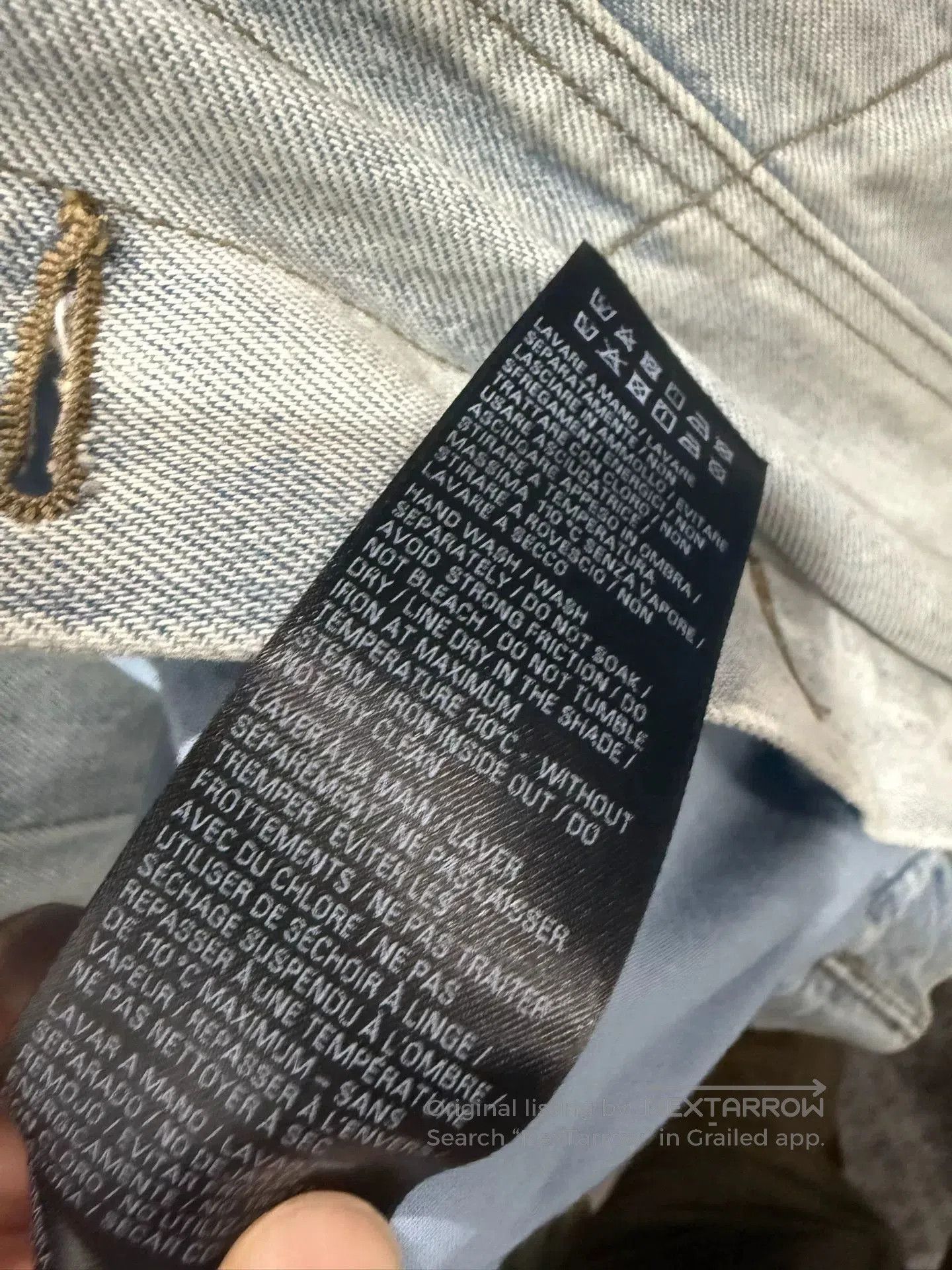 Balenciaga Balenciaga Heavy Denim Jacket. Size US M / EU 48-50 / 2 - 5 Thumbnail