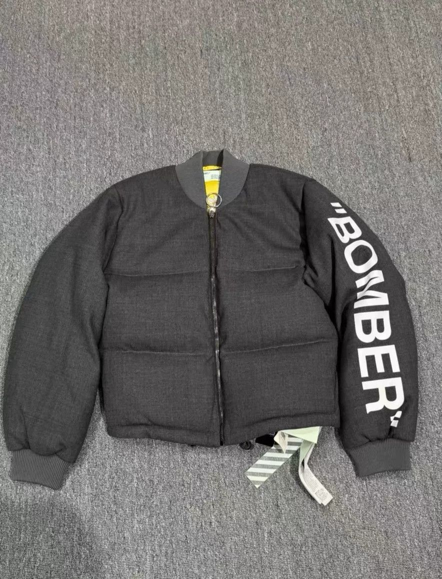 Off-White OFF-WHITE Long-Sleeve Stand Collar Down Jacket Size US M / EU 48-50 / 2 - 1 Thumbnail