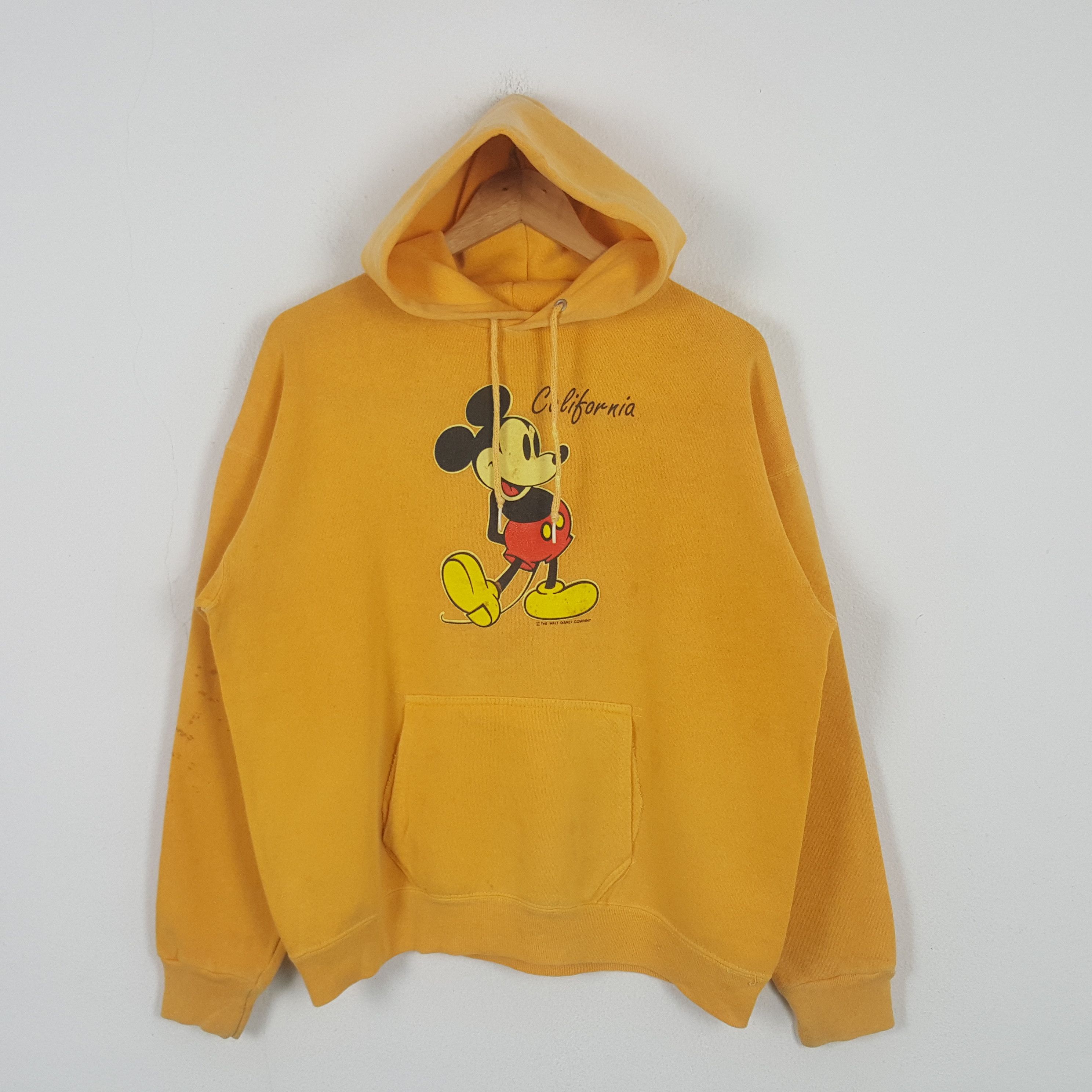 Mickey Mouse Vintage Mickeys Mouse Californians Cartoon 90's Hoodies RR7 Size US L / EU 52-54 / 3 - 1 Thumbnail