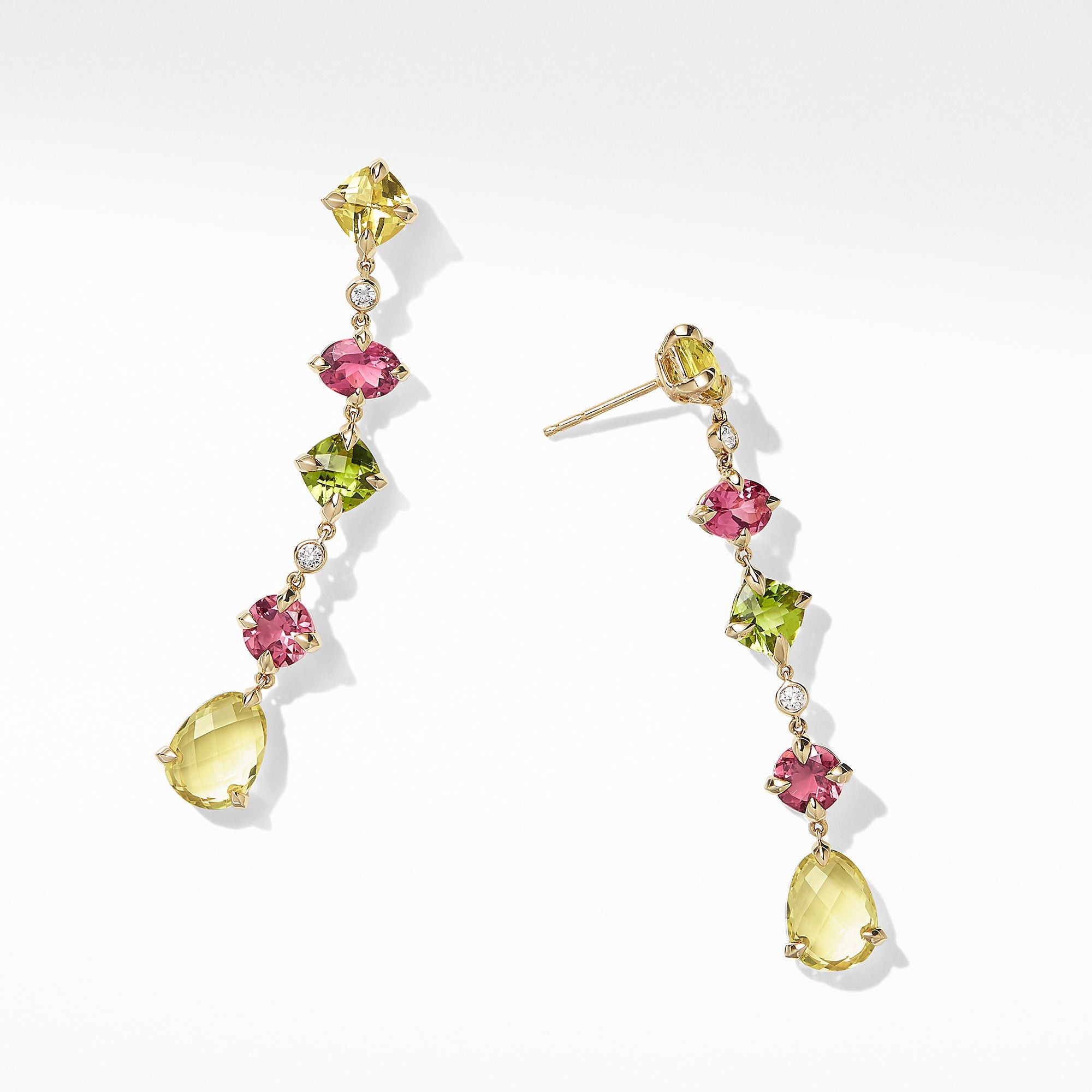 David Yurman o1w1db10526 E14280D/Size 9/Multi Drop Earrings in Multicolor Size ONE SIZE - 2 Thumbnail