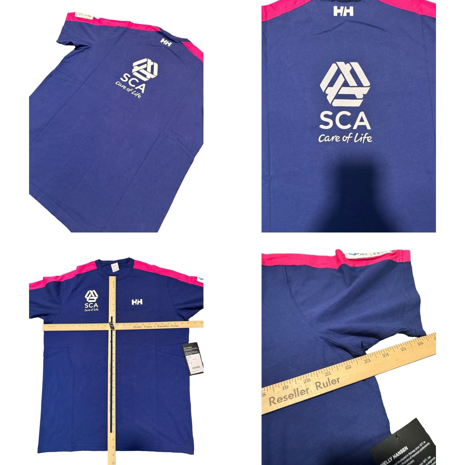 Helly Hansen VINTAGE Helly Hansen Costal Racing Team Shirt Men XL Blue Crew Neck Short Sleeve 100% Cotton Embroidered Logo NWT Ocean Racing All Seasons 2010-2019 Size US XL / EU 56 / 4 - 8 Thumbnail