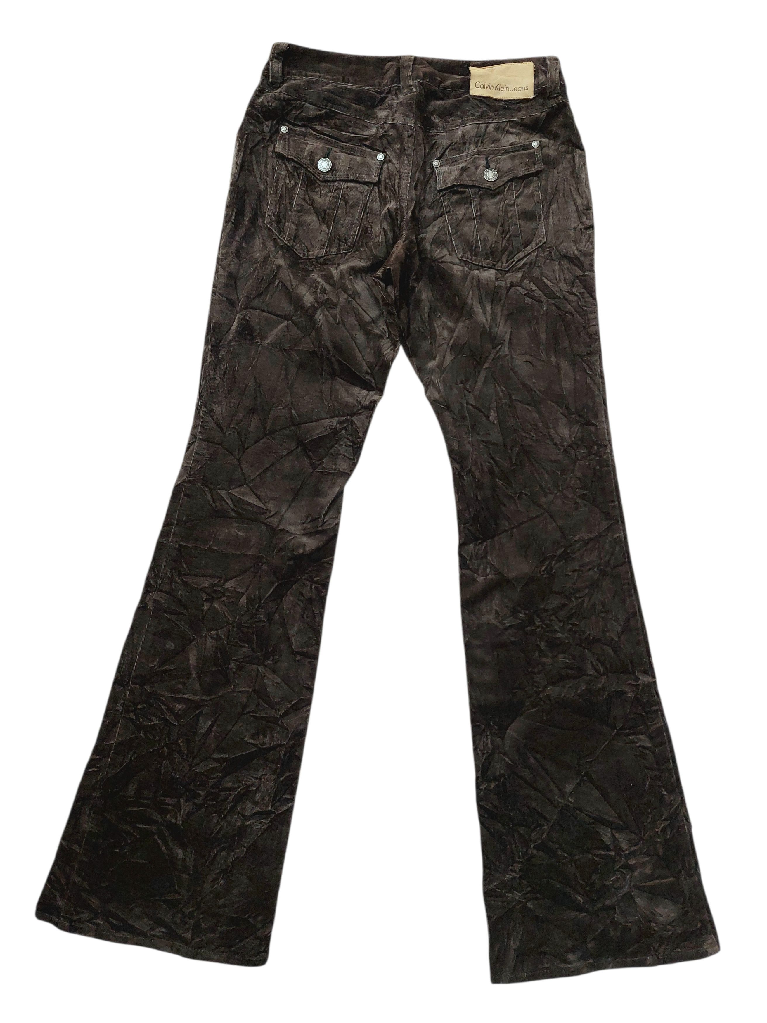 Calvin Klein 🔥 Super Flare Bootcut Calvin Klein 90s Retro Corduroy Size 27" / US 4 / IT 40 - 9 Thumbnail
