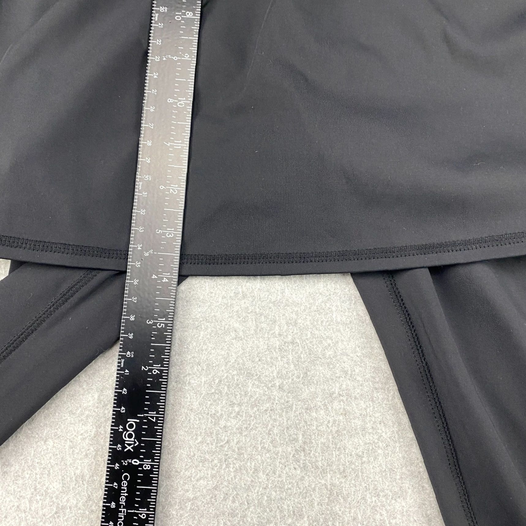 Vintage Zuda Leggings Womens Cropped Skirted 2XS Black Stretch Pockets Breathable Activewear Tennis Running Walking Dance Athleisure Modern Size 24" / US 00 / IT 34 - 7 Thumbnail