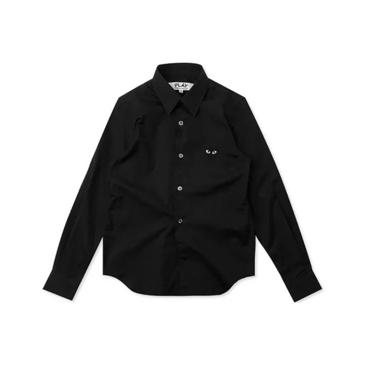 Comme des Garcons Comme des Garcons Play Black Long Sleeve Shirt 0079 Size US S / EU 44-46 / 1 - 1 Thumbnail