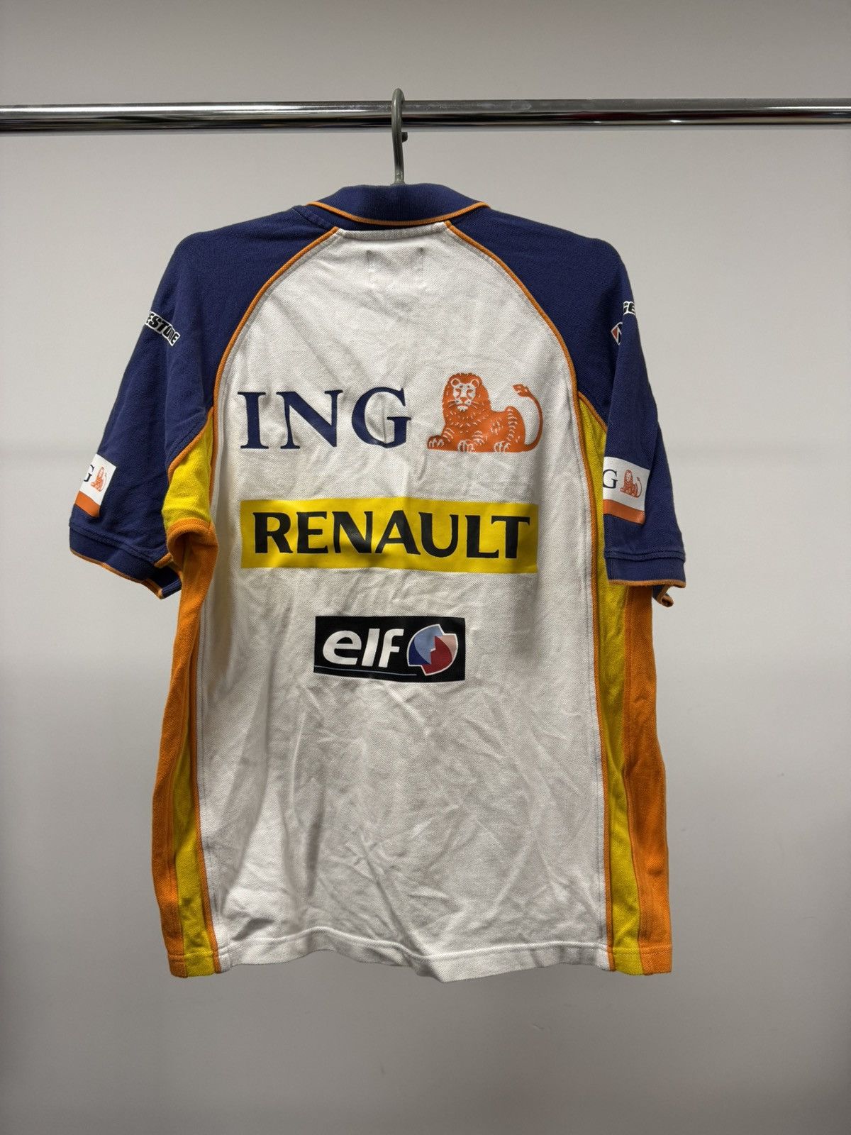Formula 1 × Vintage Renault F1 Racing Team ING ELF Fernando Polo T Shirt Size US S / EU 44-46 / 1 - 2 Thumbnail