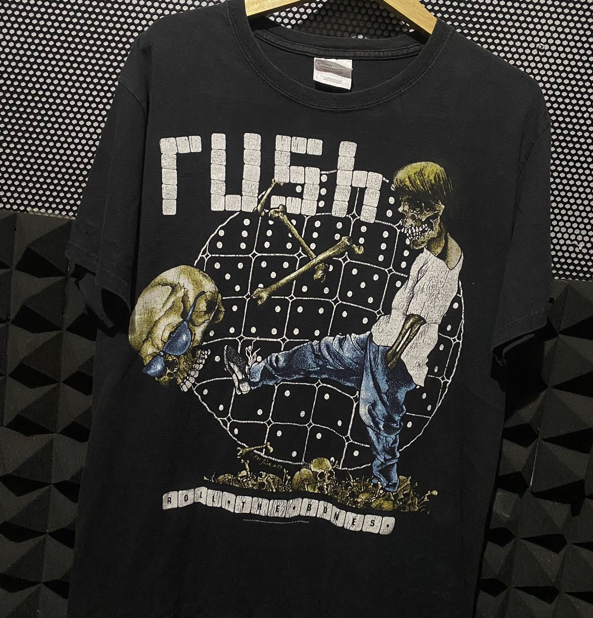 Band Tees × Hanes × Vintage Band Rush Roll The Bones tour tee 2009 pushead domino boy Size US M / EU 48-50 / 2 - 2 Thumbnail