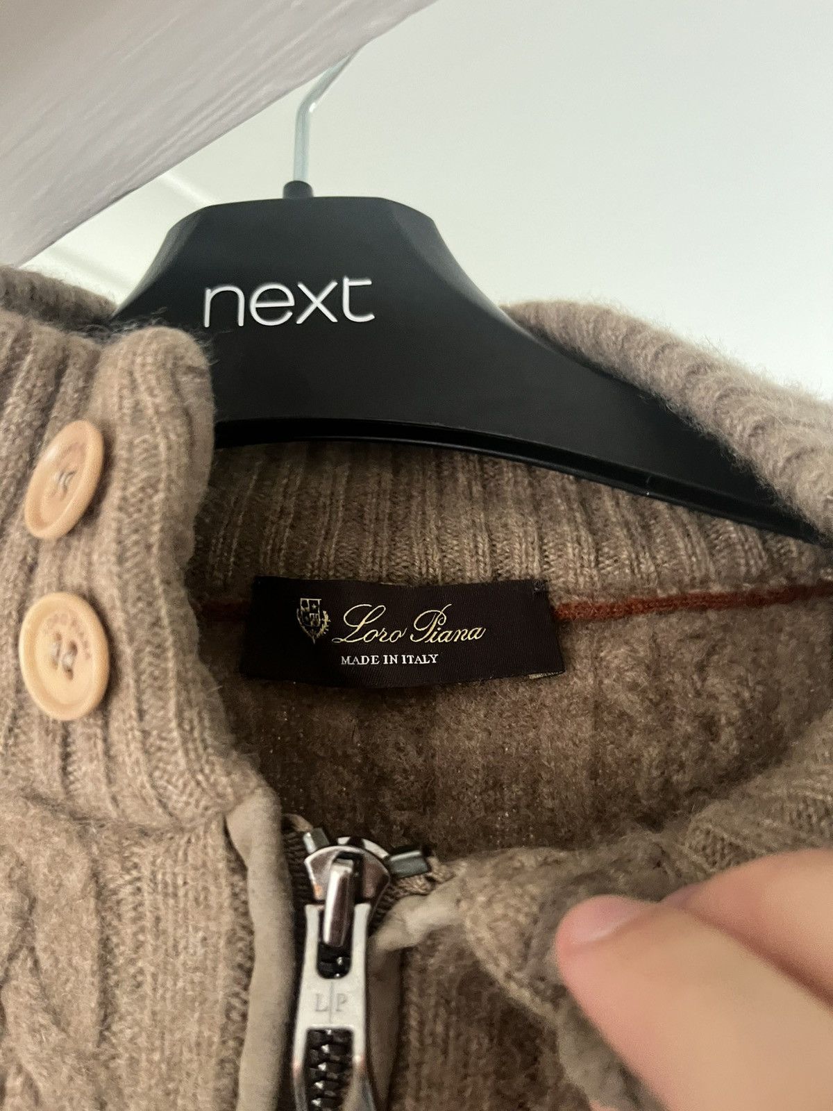 Loro Piana Loro Piana brown cashmere full zip cardigan size xs Size US XS / EU 42 / 0 - 2 Thumbnail