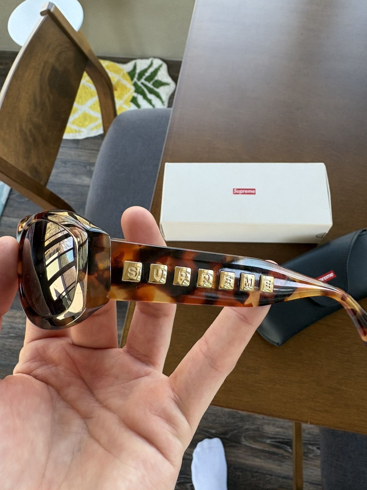 Supreme Corso Sunglasses SS23 Tortoise