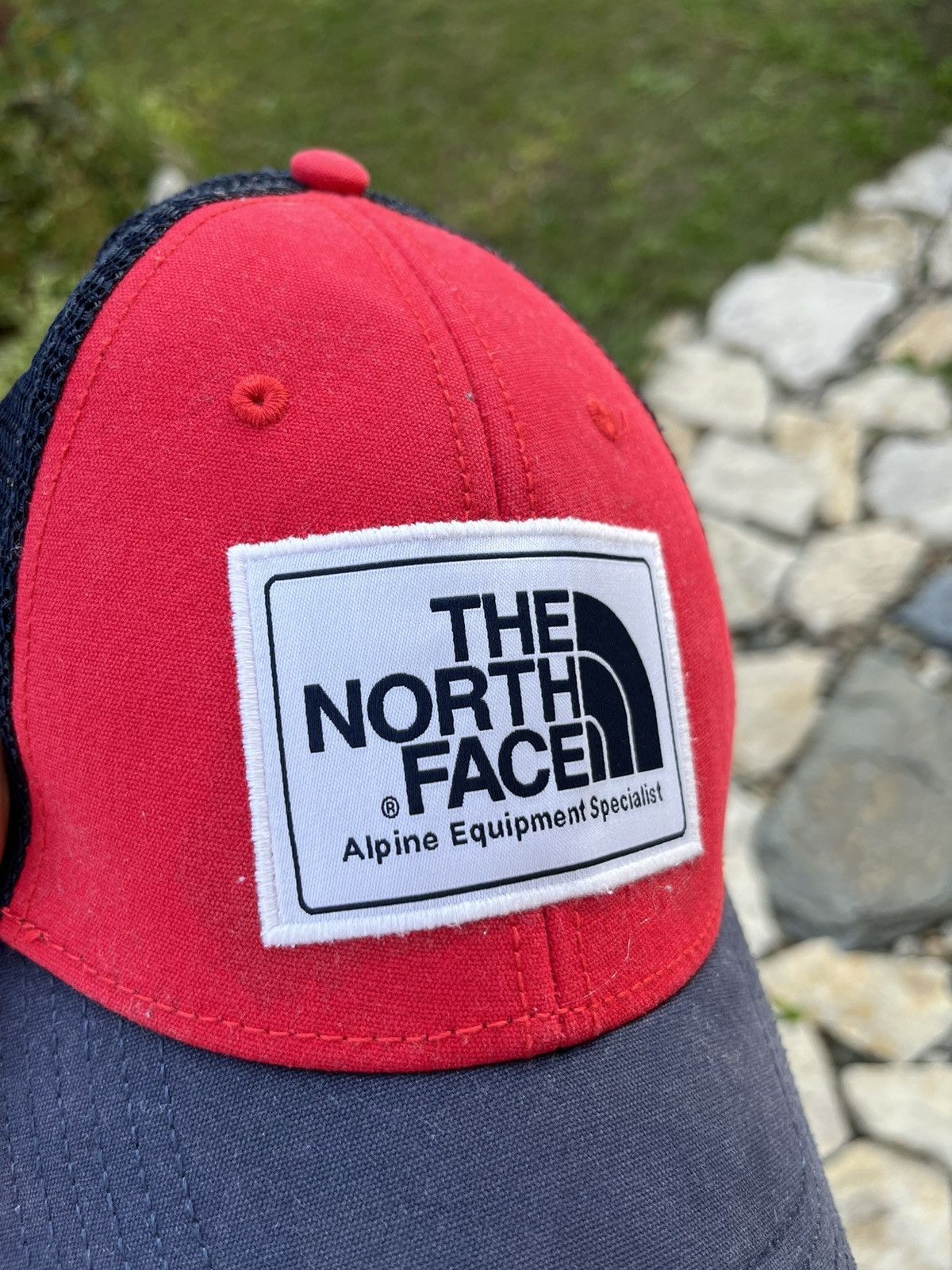 The North Face The North Face mudder trucker hat cap y2k outdoor faded mesh Size ONE SIZE - 5 Thumbnail