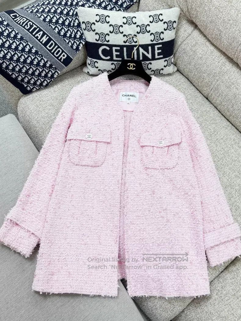 Chanel Chanel 21C early spring vacation cherry blossom pink tweed Size XXS / US 00 / IT 34 - 2 Thumbnail