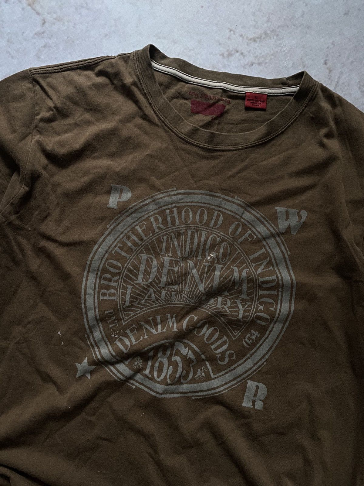 Japanese Brand × Kapital × Levi's Vintage Levi’s Thrashed T-shirt Russell Athletic style Size US L / EU 52-54 / 3 - 3 Thumbnail