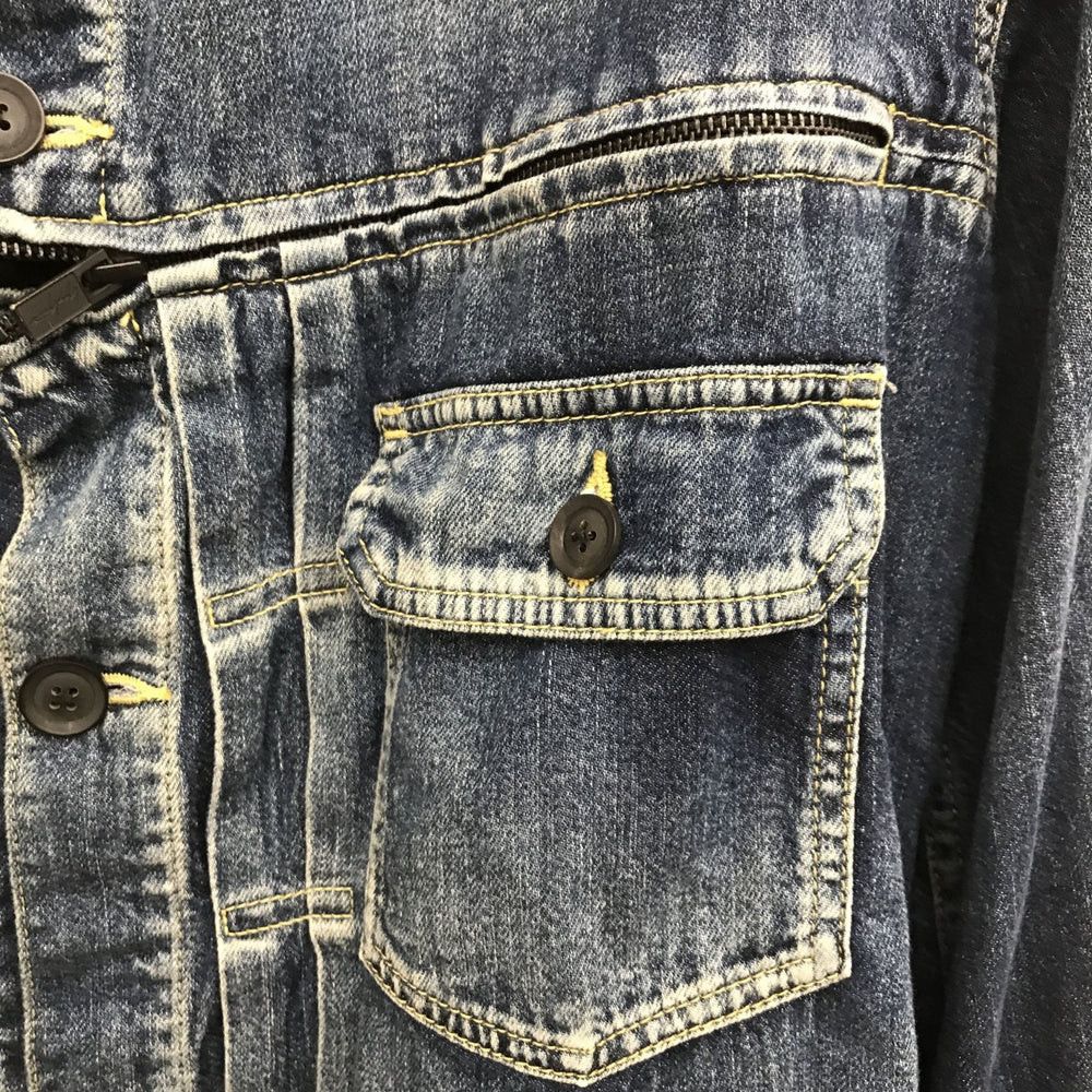 Yohji Yamamoto YOHJI YAMAMOTO/ W-8oz Denim Jacket Size US M / EU 48-50 / 2 - 8 Thumbnail