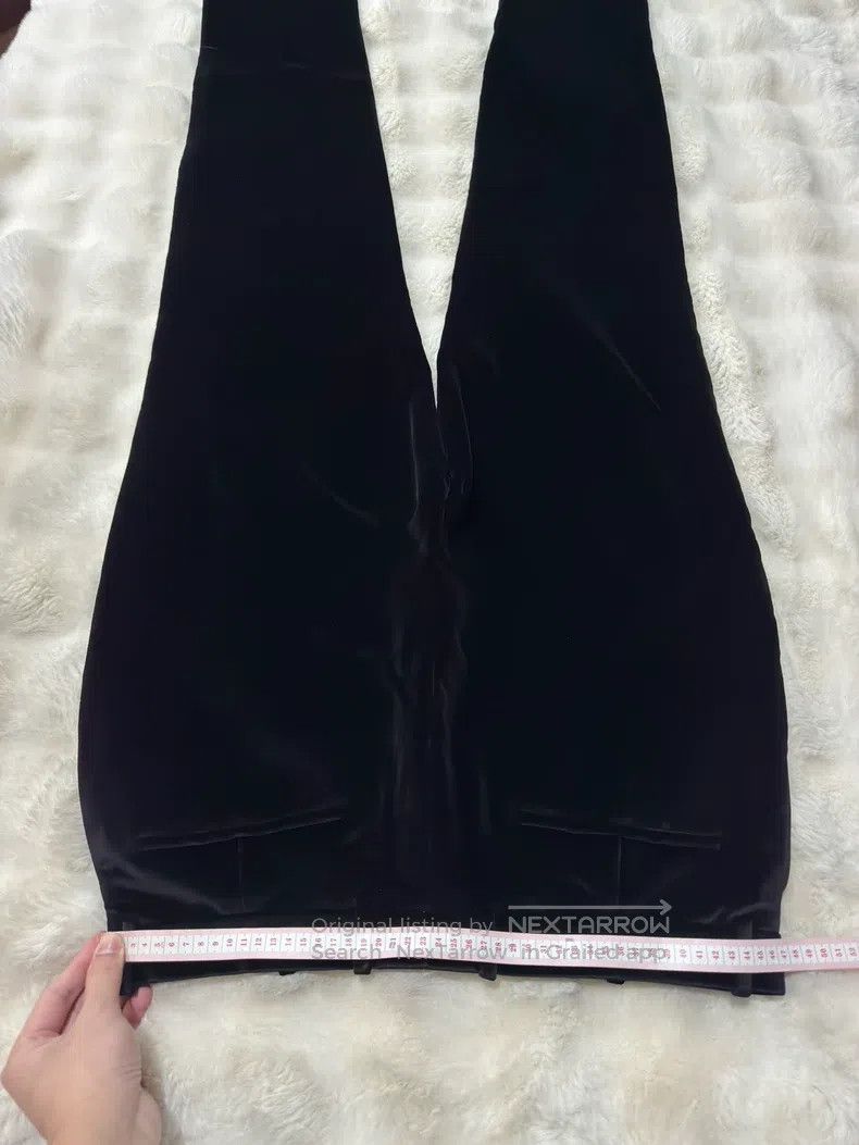 Saint Laurent Paris Saint Laurent Paris Velvet Smoking Trousers Size US 36 / EU 52 - 7 Thumbnail