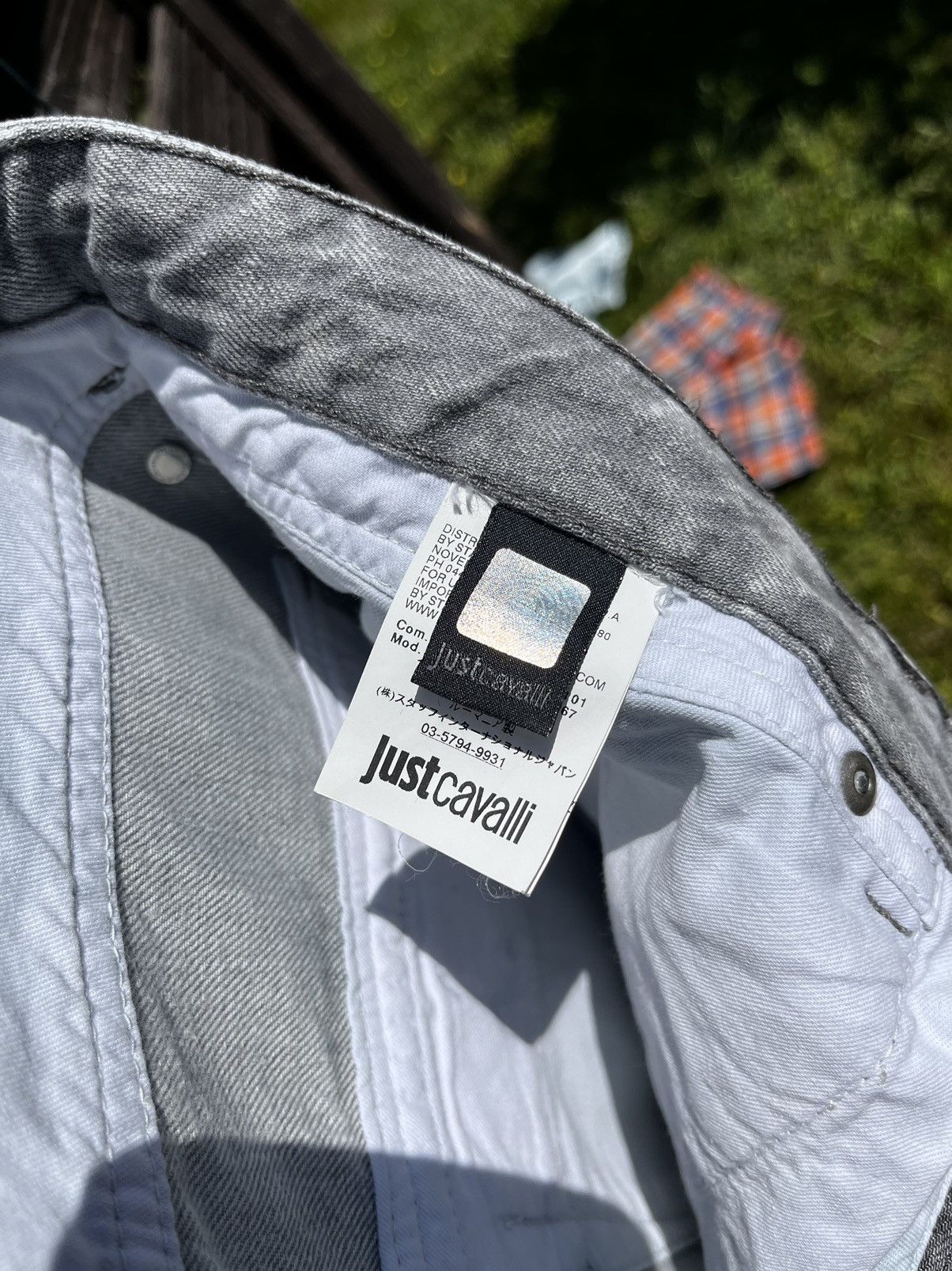 Just Cavalli × Roberto Cavalli 👖JUST CAVALLI LUXURY JEANS Y2K LOGO STREETWEAR ITALIAN DENIM Size US 36 / EU 52 - 17 Thumbnail