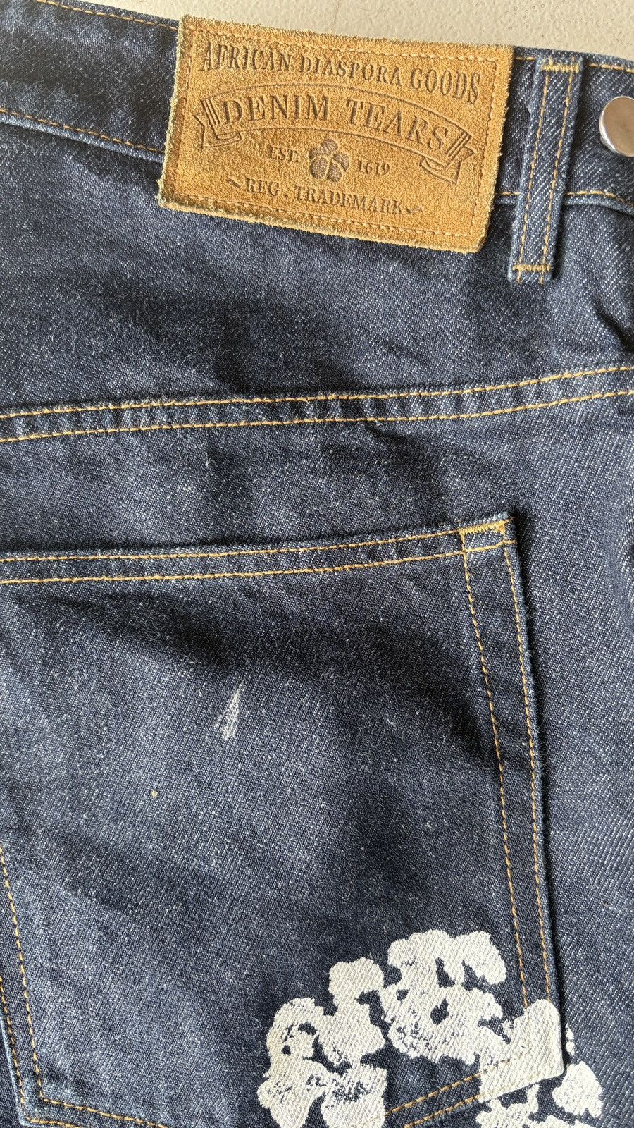 DENIM TEARS Denim Tears Wreath Jorts ‘Selvedge’ Size US 40 / EU 56 - 4 Thumbnail