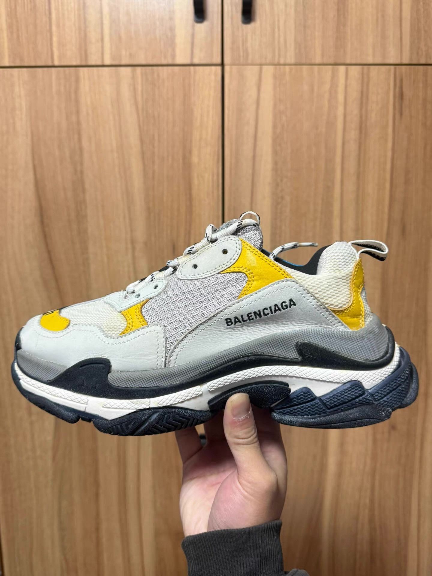 Balenciaga Balenciaga Triple S spliced dad sneakers Ｑ20 Size US 8 / EU 41 - 1 Thumbnail