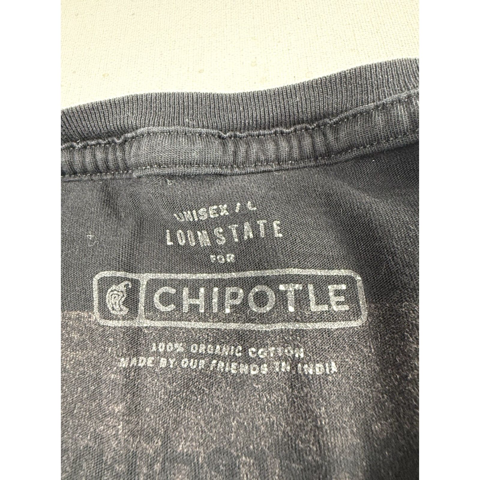 Vintage Chipotle T-Shirt Short Sleeve Adult Large Black Size US L / EU 52-54 / 3 - 3 Thumbnail