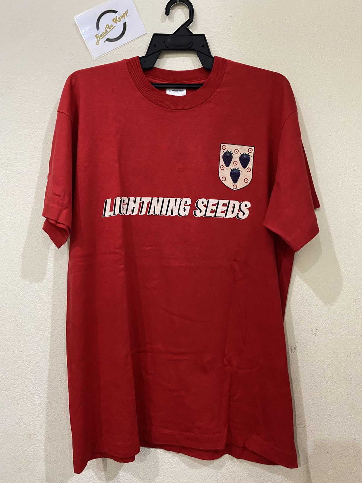 Vintage Lightning Seeds band tees