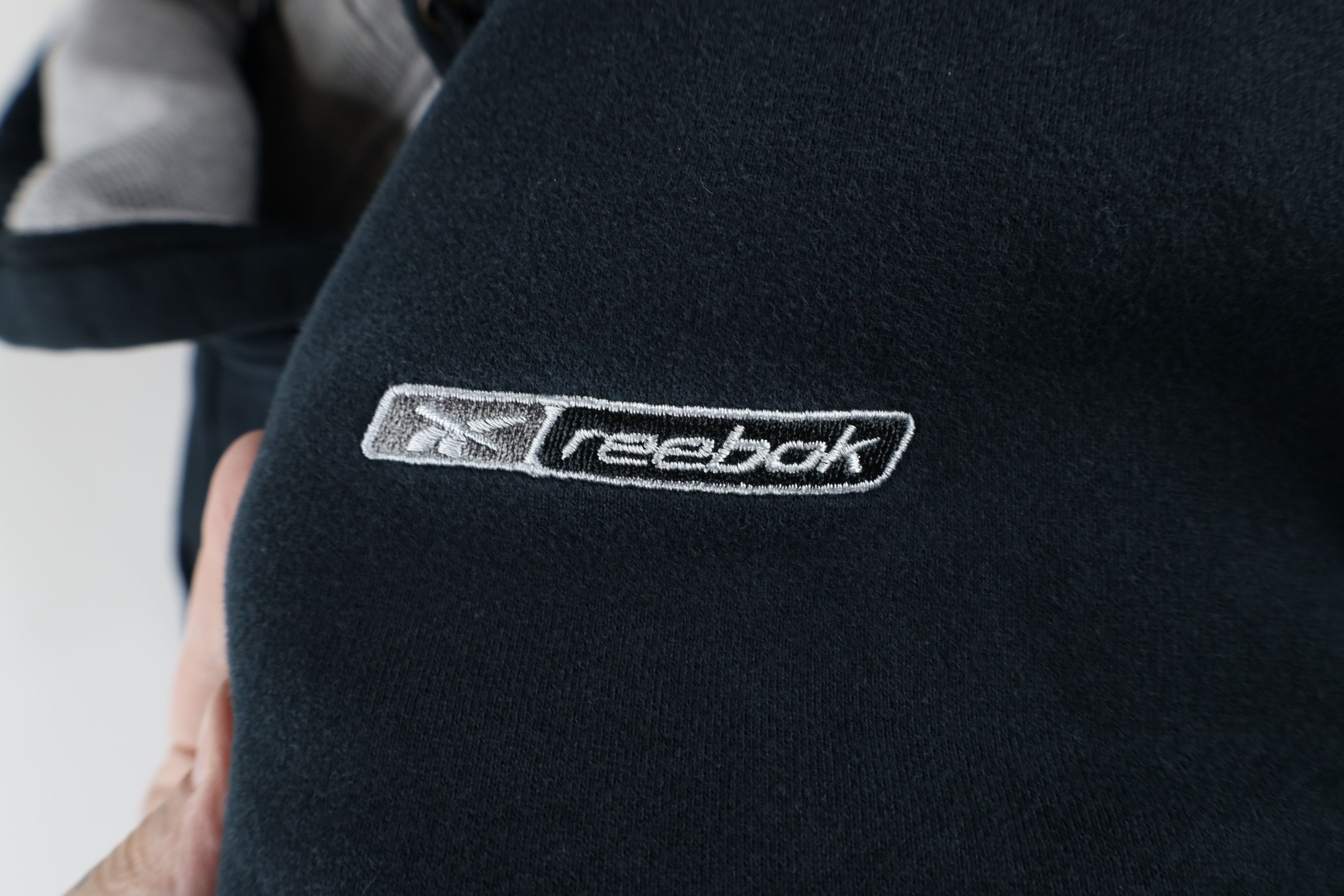 Reebok × Vintage Vintage 90s Reebok Spell Thermal Waffle Knit Lined Hoodie Size US M / EU 48-50 / 2 - 4 Thumbnail