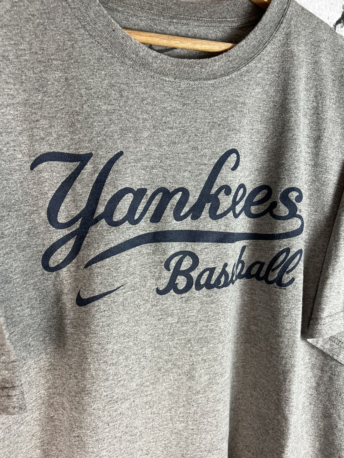 New York Yankees Y2K’s Nike Team New York Yankees Center Swoosh grey Tee Size US XL / EU 56 / 4 - 3 Thumbnail