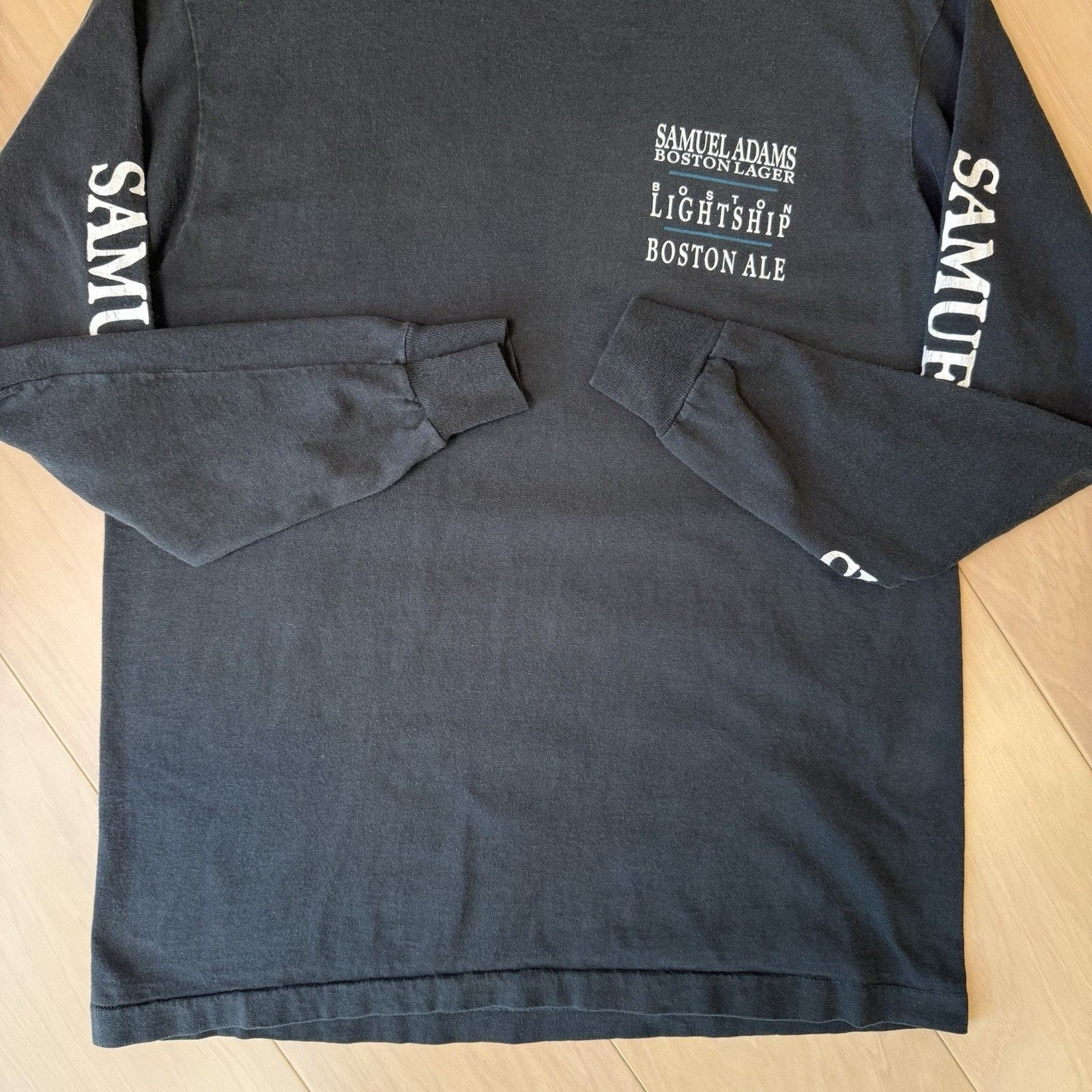 Vintage Vintage Samuel Adams Boston Ale Shirt XL Black 90s Cotton Size US XL / EU 56 / 4 - 6 Thumbnail