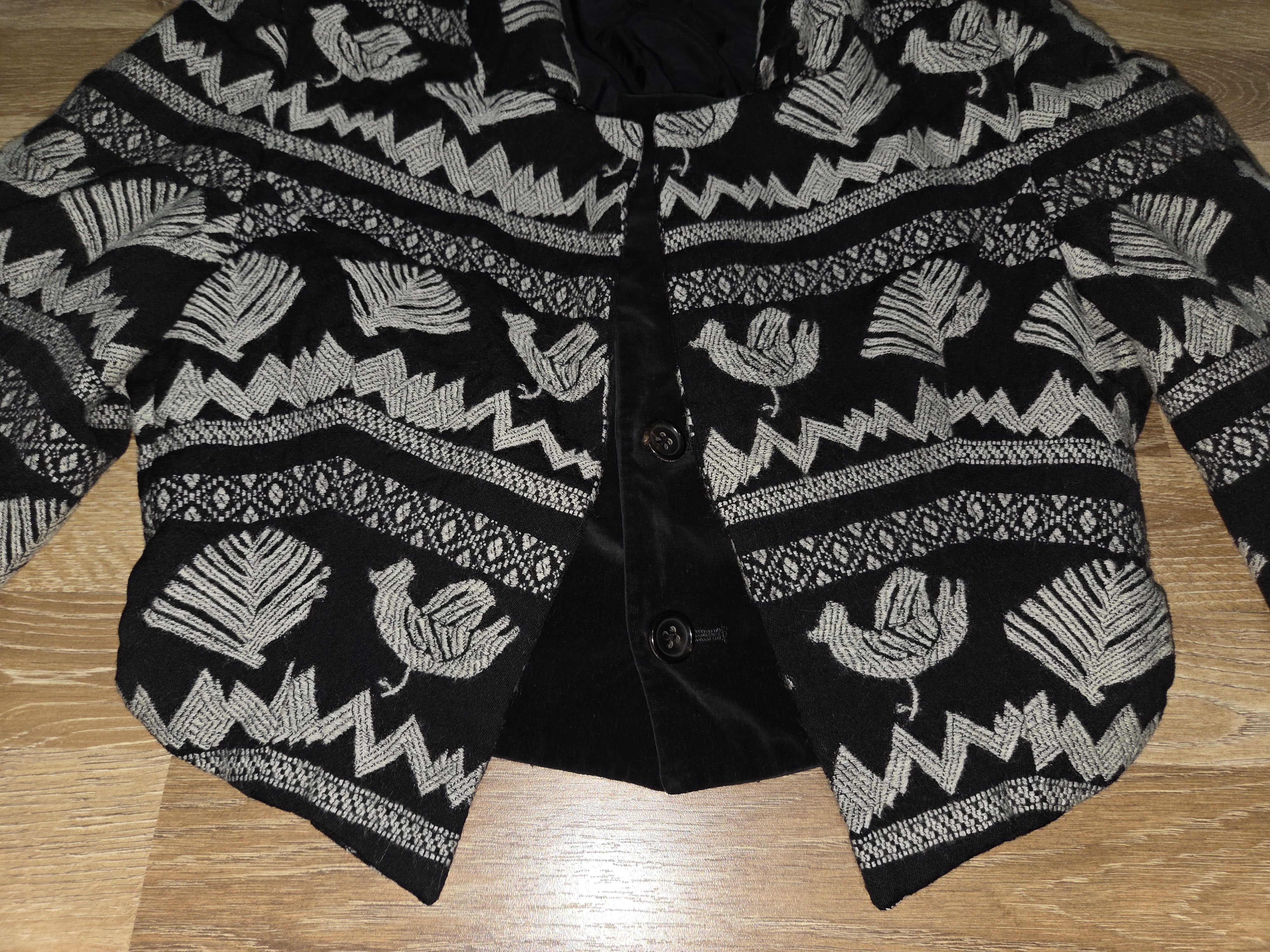 Vintage Comme Des Garcons CDG Japan Embroidered Short Jacket