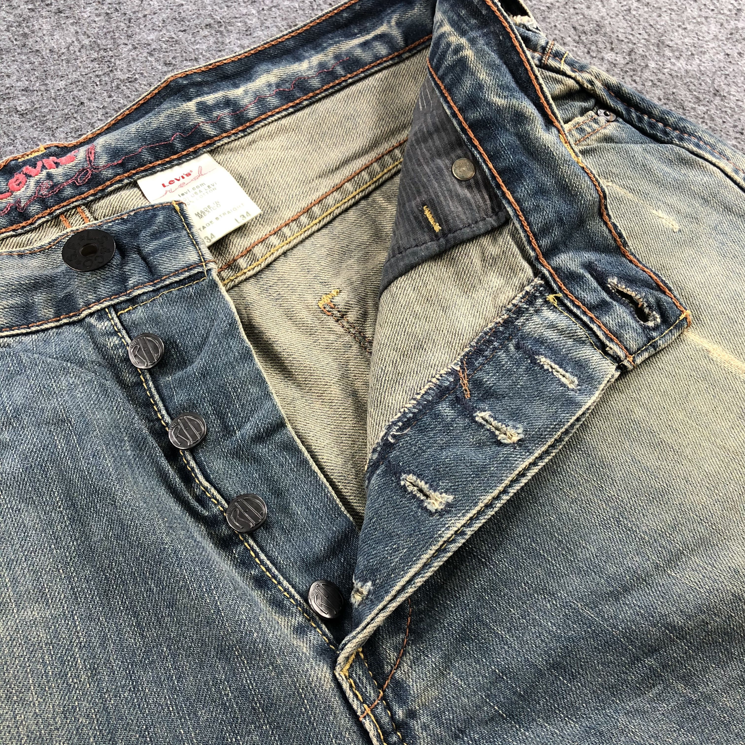 Levi's Vintage Levis 501 Earth Tone Jeans-J1976 Size US 36 / EU 52 - 14 Thumbnail