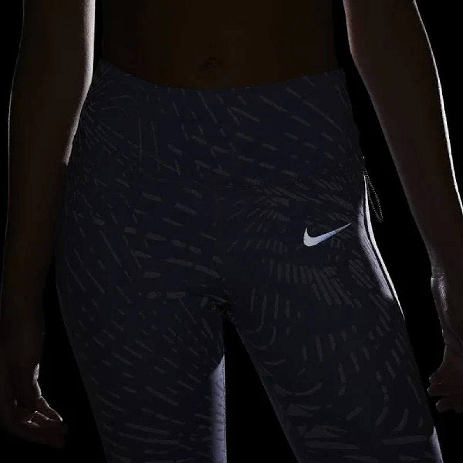 Nike NWT Nike Running Dri-FIT Run Division Reflective Leggings XS Size 22" - 3 Thumbnail