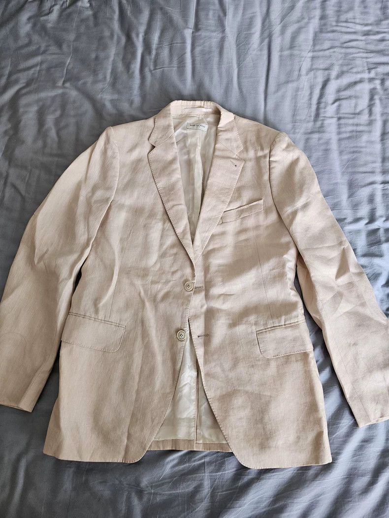 Dries Van Noten Dries Van Noten Light Pink Linen Blazer Size US L / EU 52-54 / 3 - 1 Thumbnail
