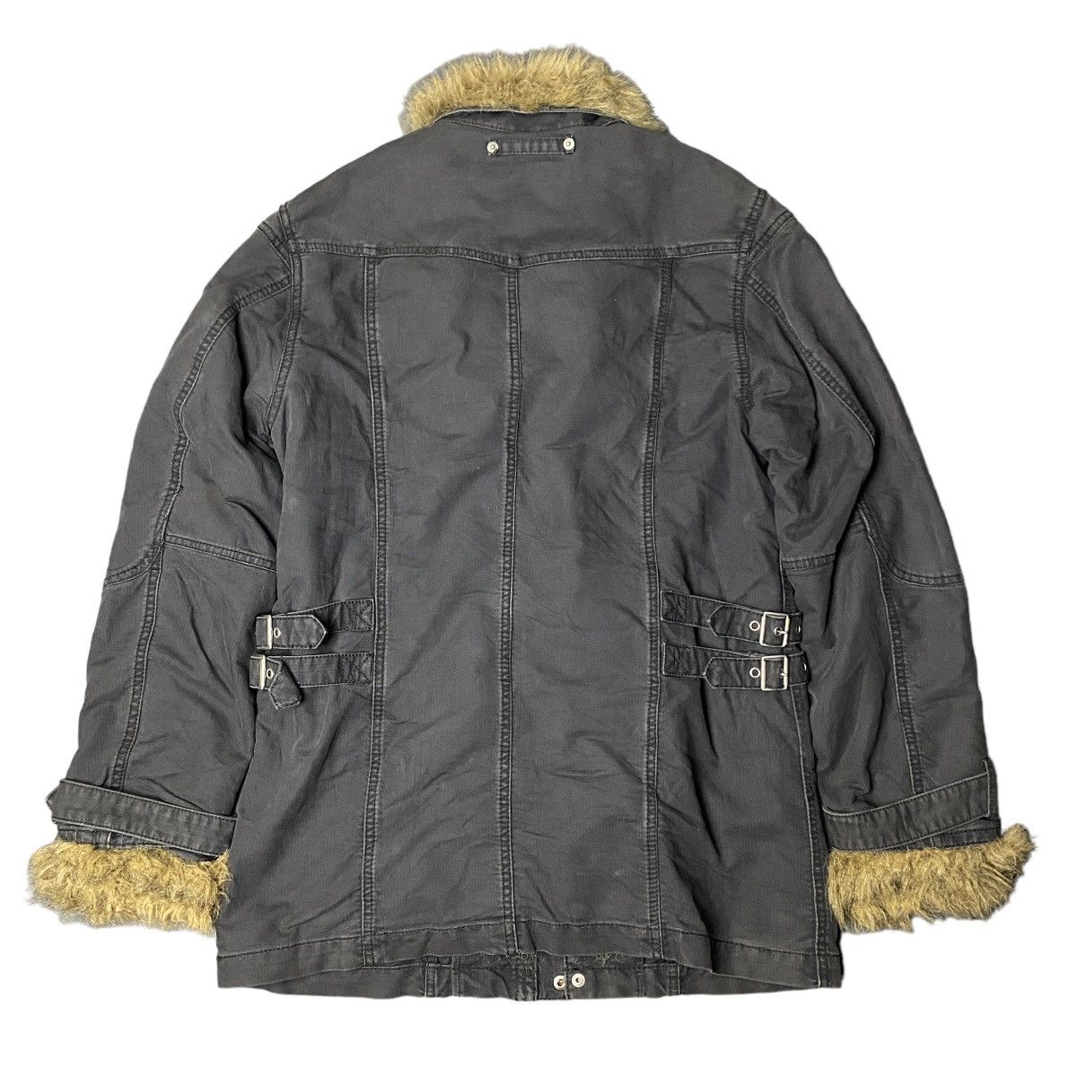 14th Addiction × If Six Was Nine × Tornado Mart Morgan Homme Fur Studded Multizip Jacket Size US M / EU 48-50 / 2 - 6 Thumbnail